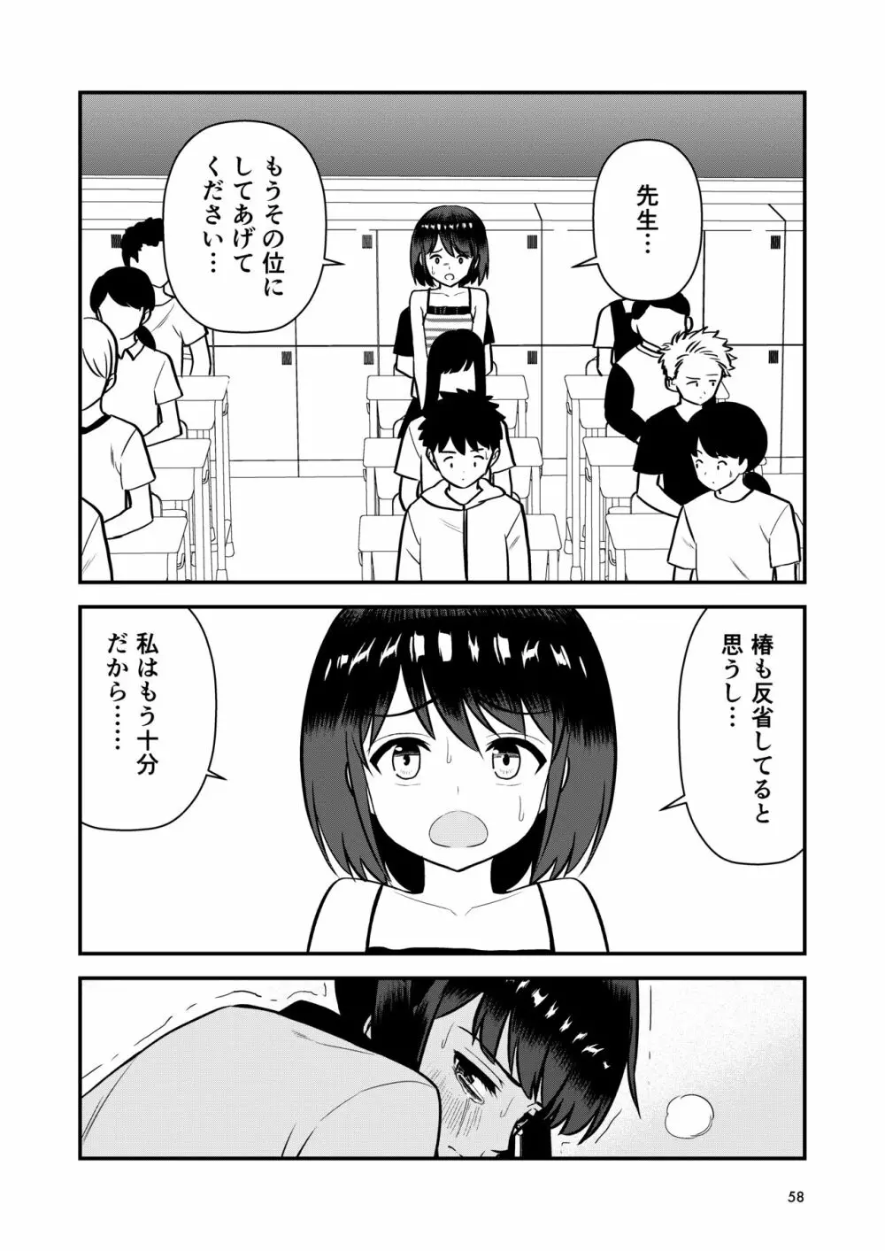 お仕置きされて1日下半身の着衣が禁止される学校 Page.60