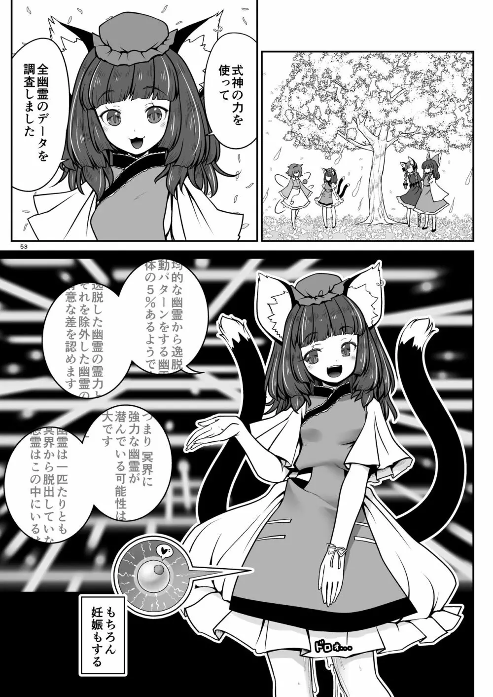 スケベは仲間だ幻想郷 Page.53