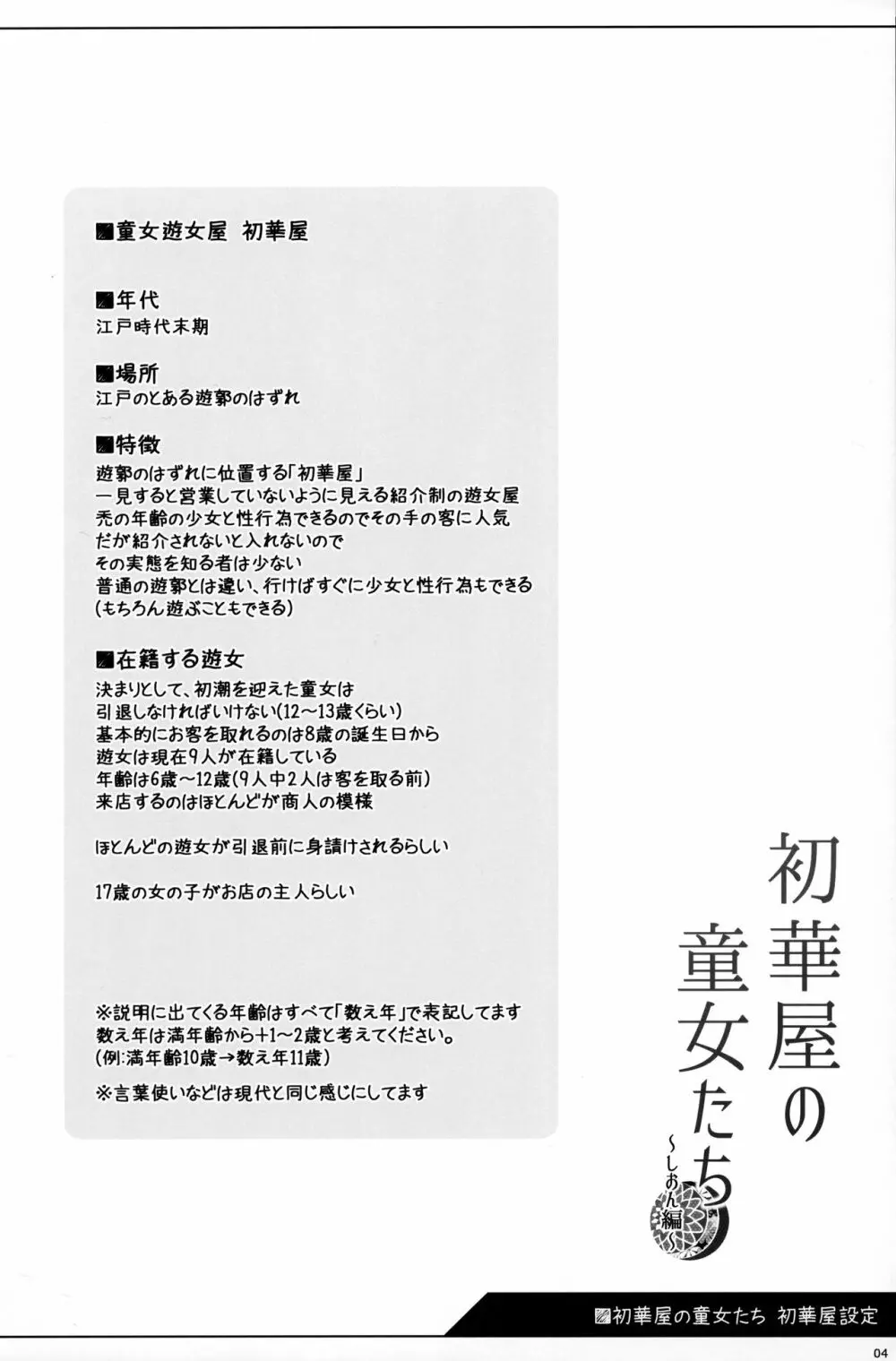 初華屋の童女たち ~しおん編~ Page.3