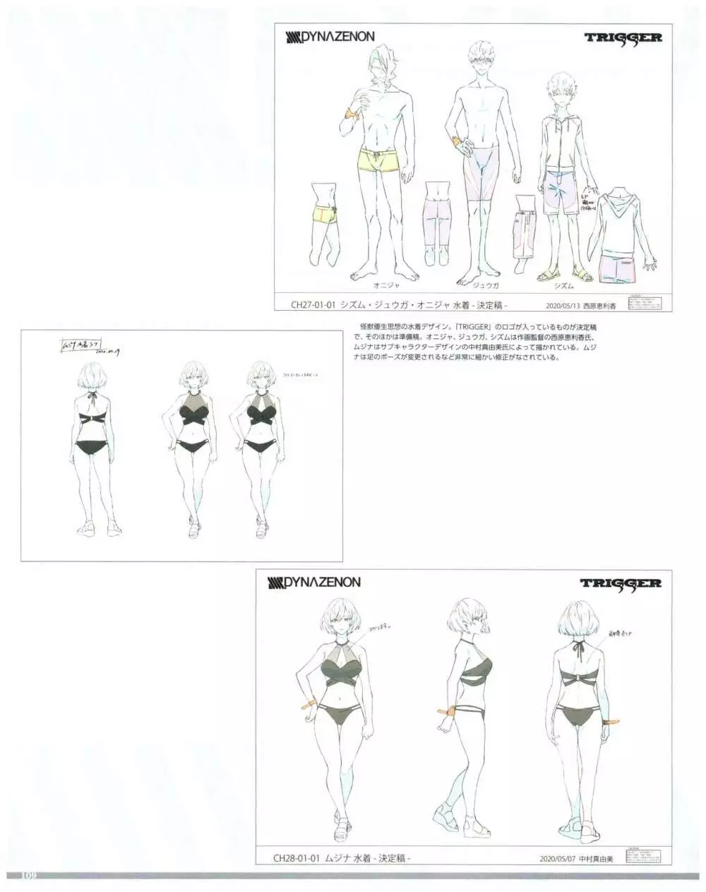 SSSS.DYNAZENON GRIDMAN UNIVERSE CHARACTER CONCEPT DESIGN Page.111