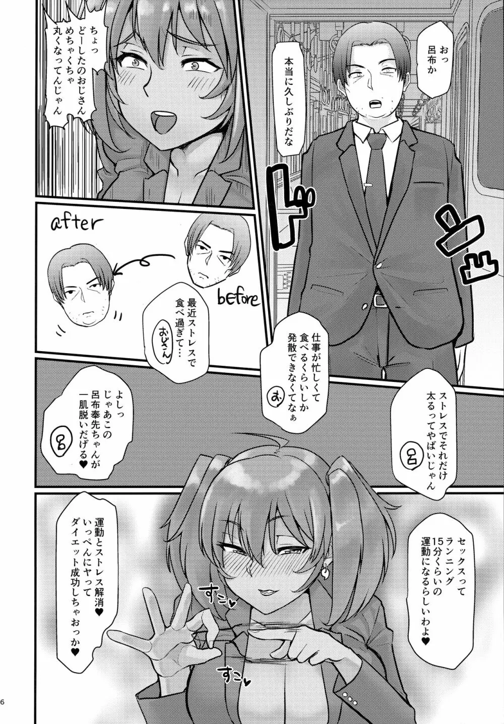 呂布奉先と爛れた性活~ダイエット編 Page.5
