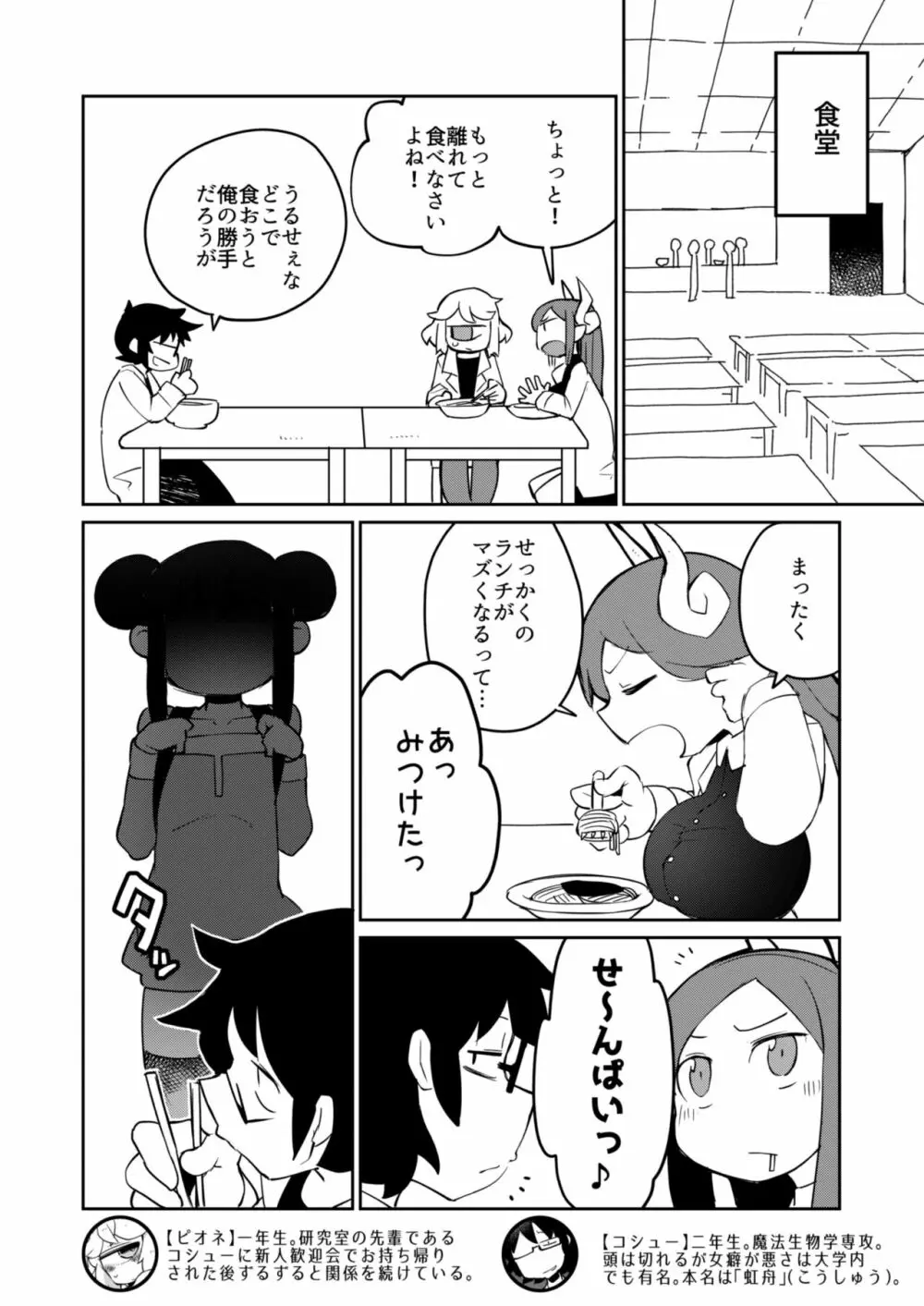 後輩の単眼ちゃん#6 Page.4