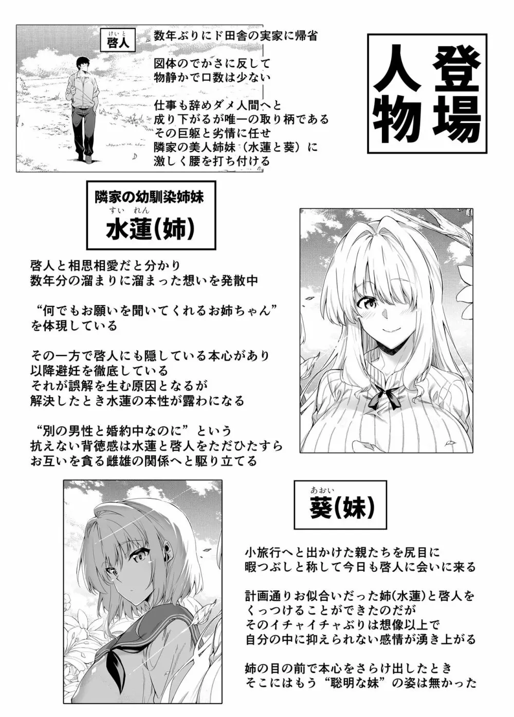 夏のヤリなおし3 -田舎と離れと美人姉妹- Page.2