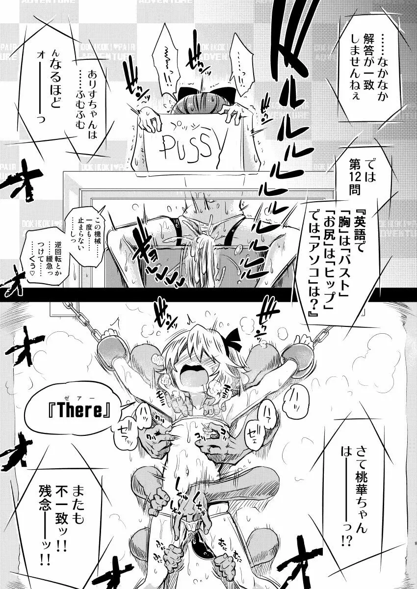 ももありのちょっとHなドキドキペア♡アドベンチャー Page.8