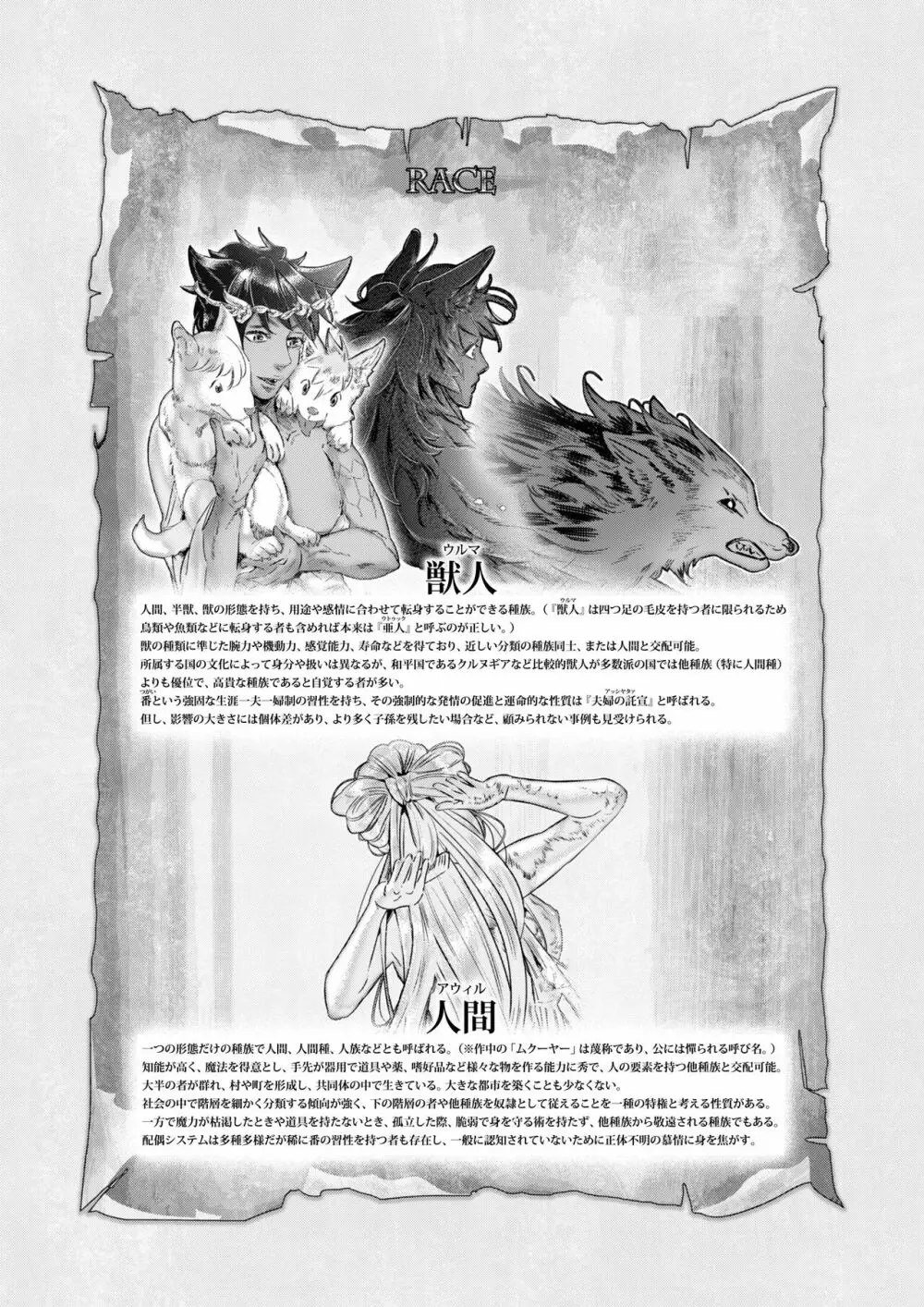 獣人王の愛～傷の王妃は巨狼と番う～ Page.5