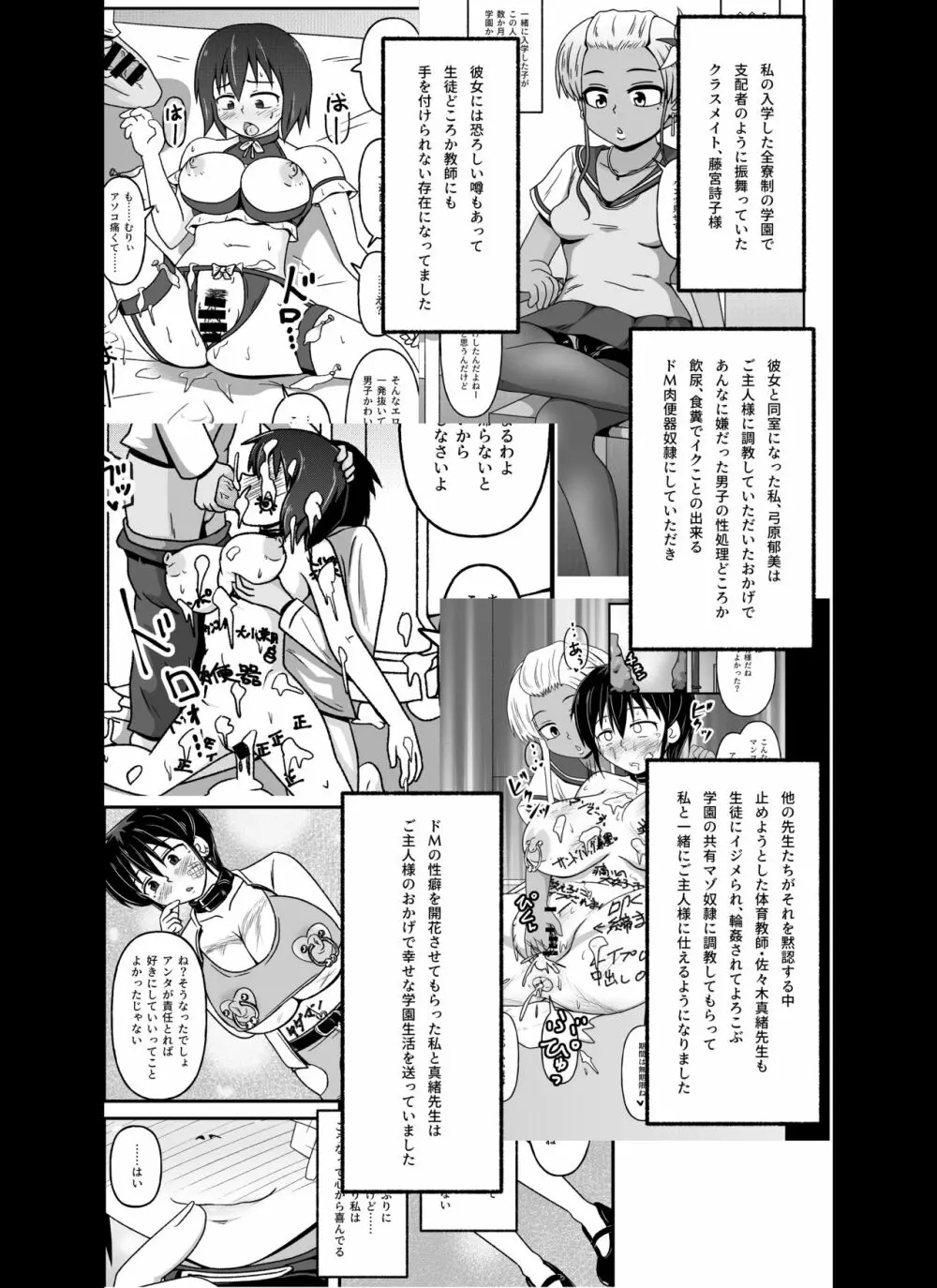 牝贄学園3 学園の支配者から転落したメス豚獣姦奴隷・藤宮詩子 Page.3