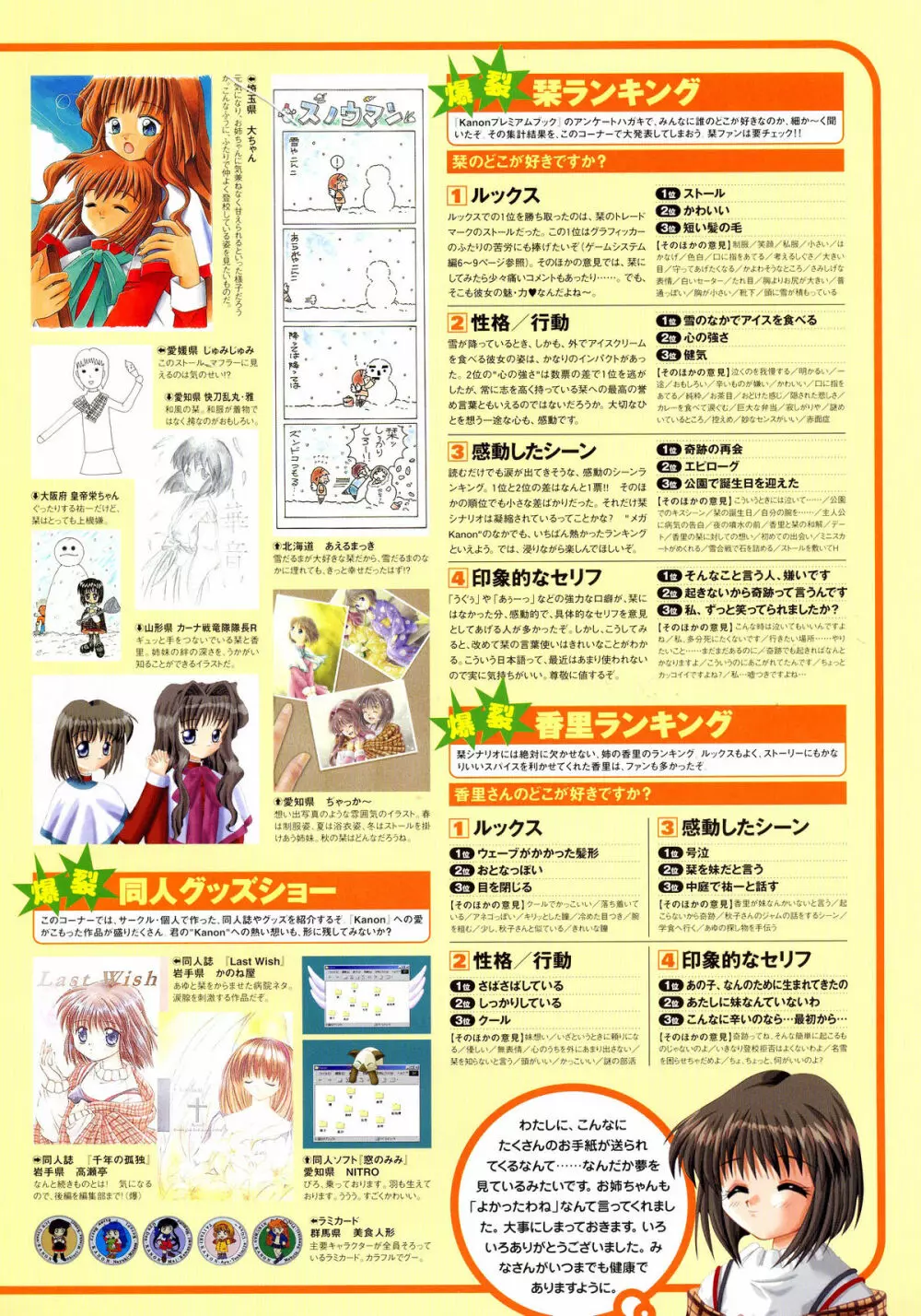 Kanon Visual Fan Book Page.100