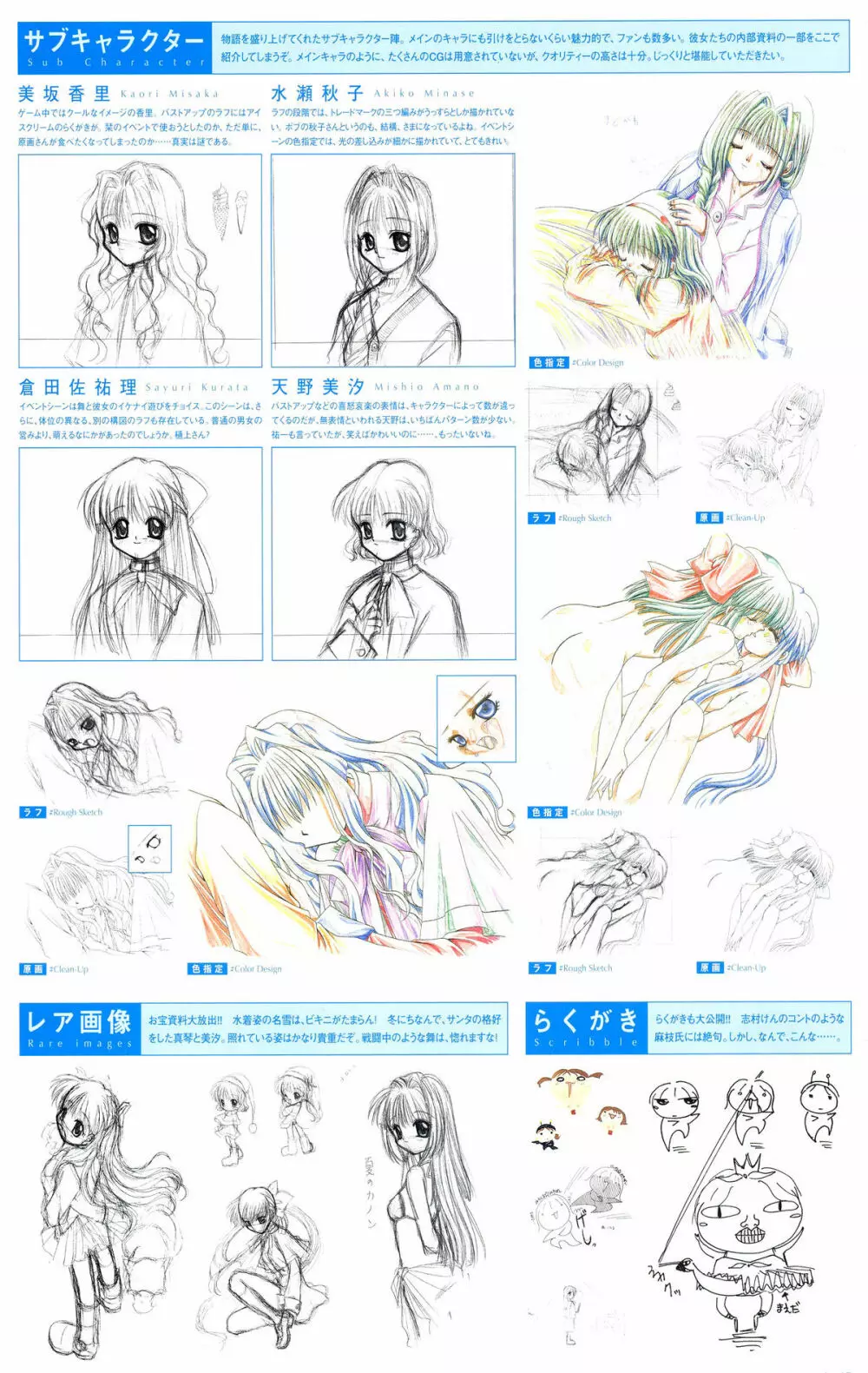 Kanon Visual Fan Book Page.190