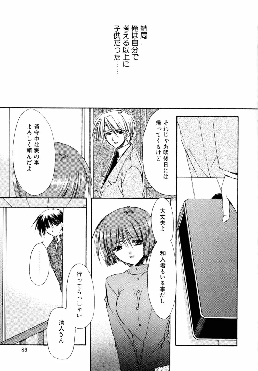 濡れた翼 Page.89