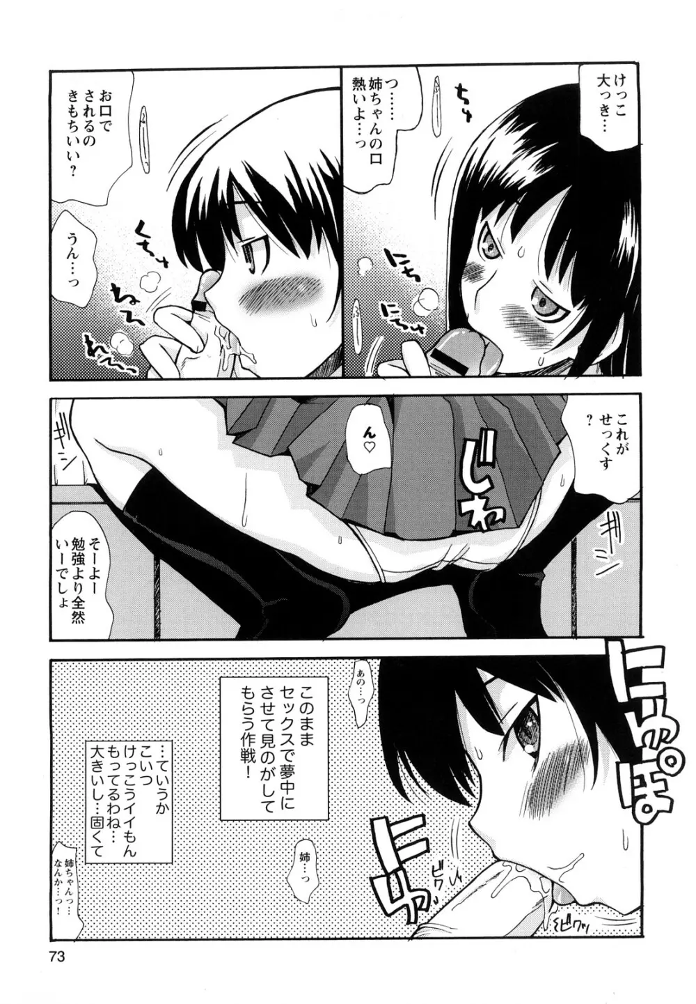 ぼくだって姉とセックスしてみたい！ Page.75