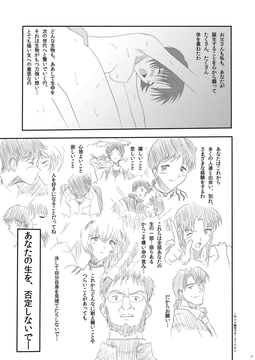 碇ユイ十回忌本 beyond the time Page.14