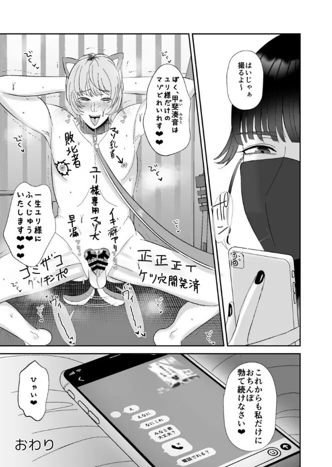 マゾが大好物なおねぇさんのアナル調教。 Page.25