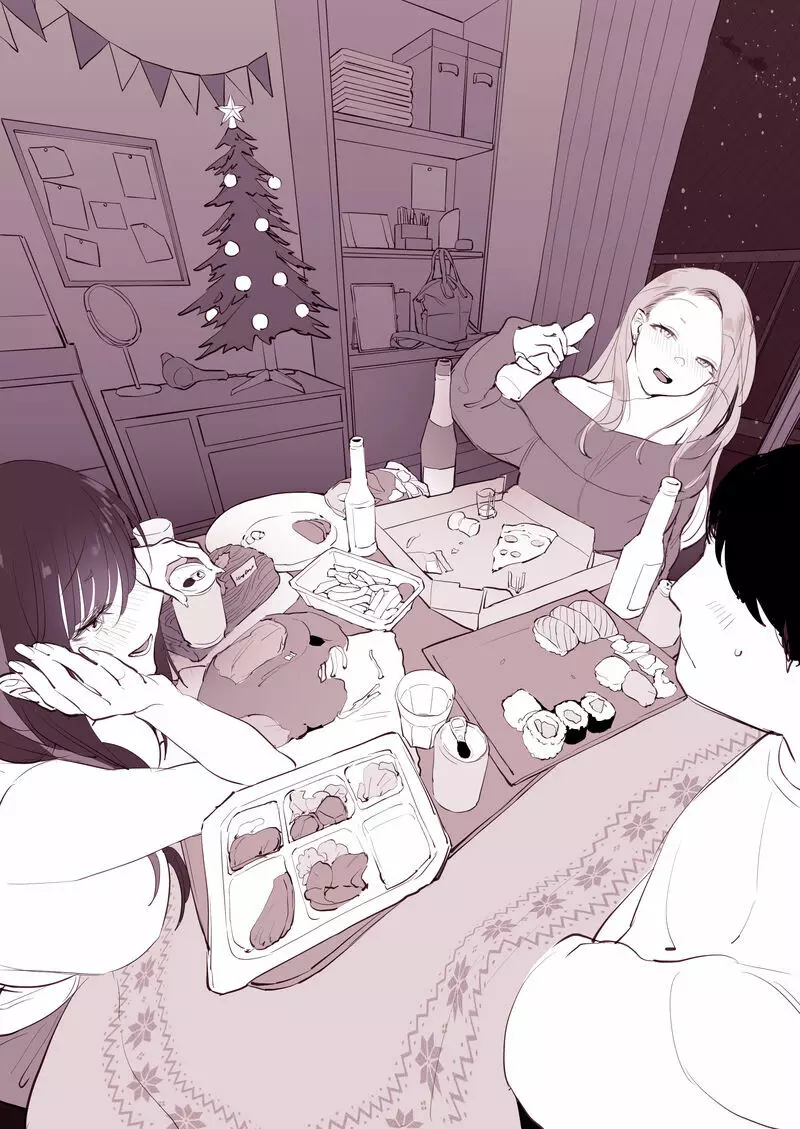 家飲みクリスマス - 同人誌 - エロ漫画 - NyaHentai