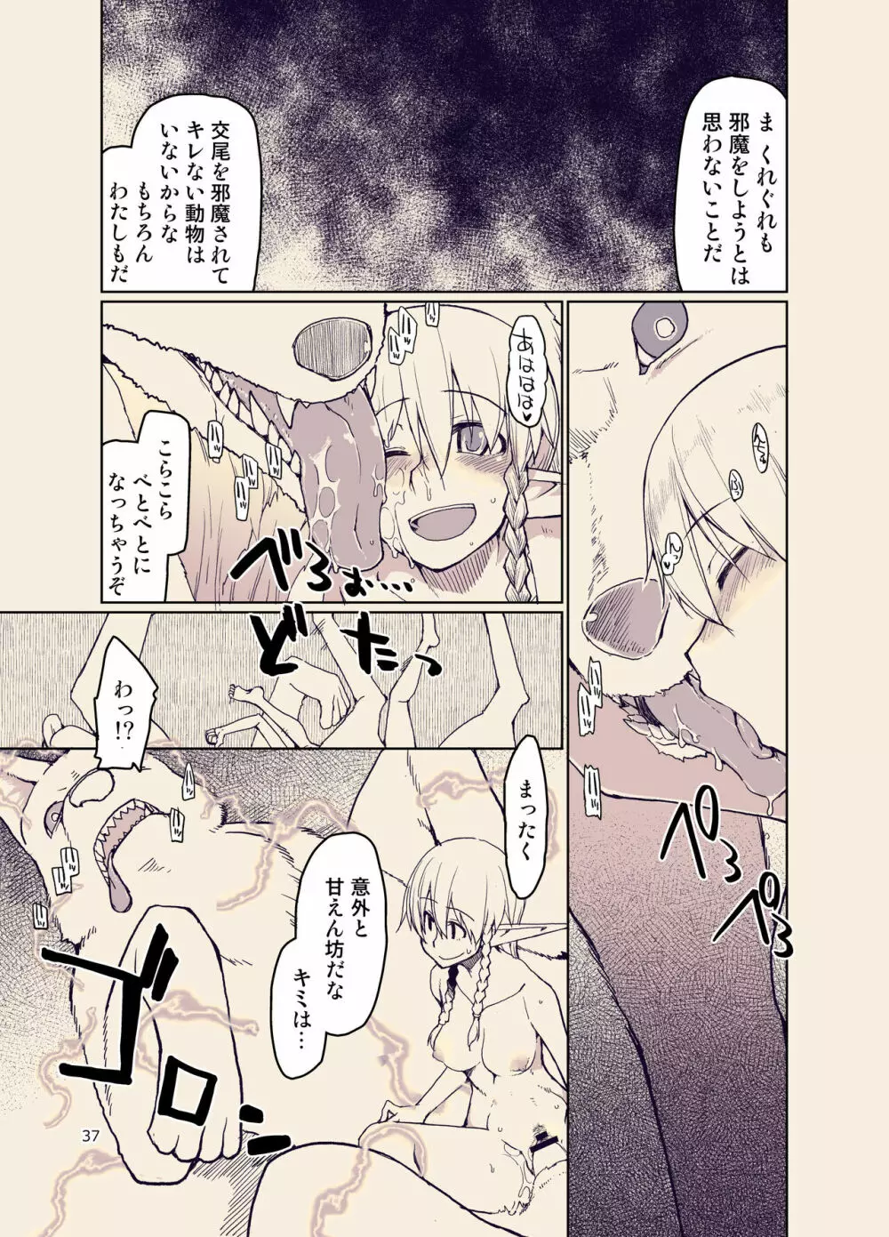 ドスケベエルフの異種姦日記 9 Page.38