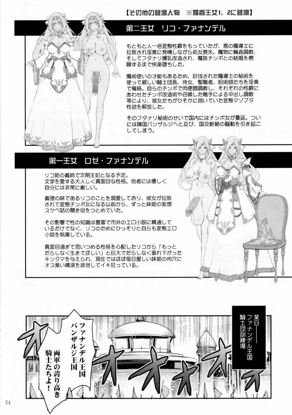 媚香王女3 淫臭甘やかし調教騎士団 Page.3