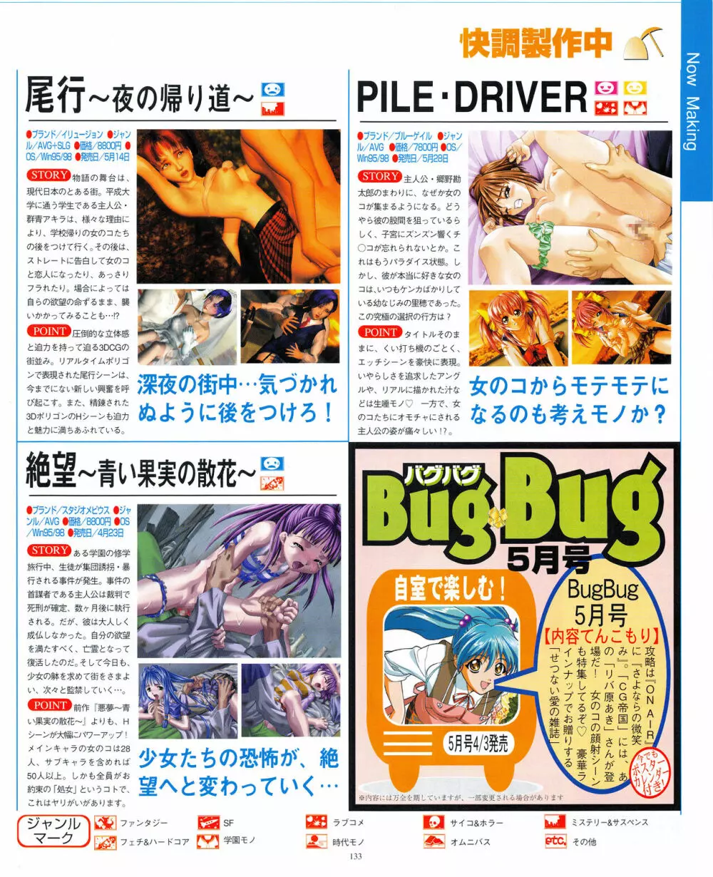 攻略電脳idol Vol.1 1999年5月号 Page.133