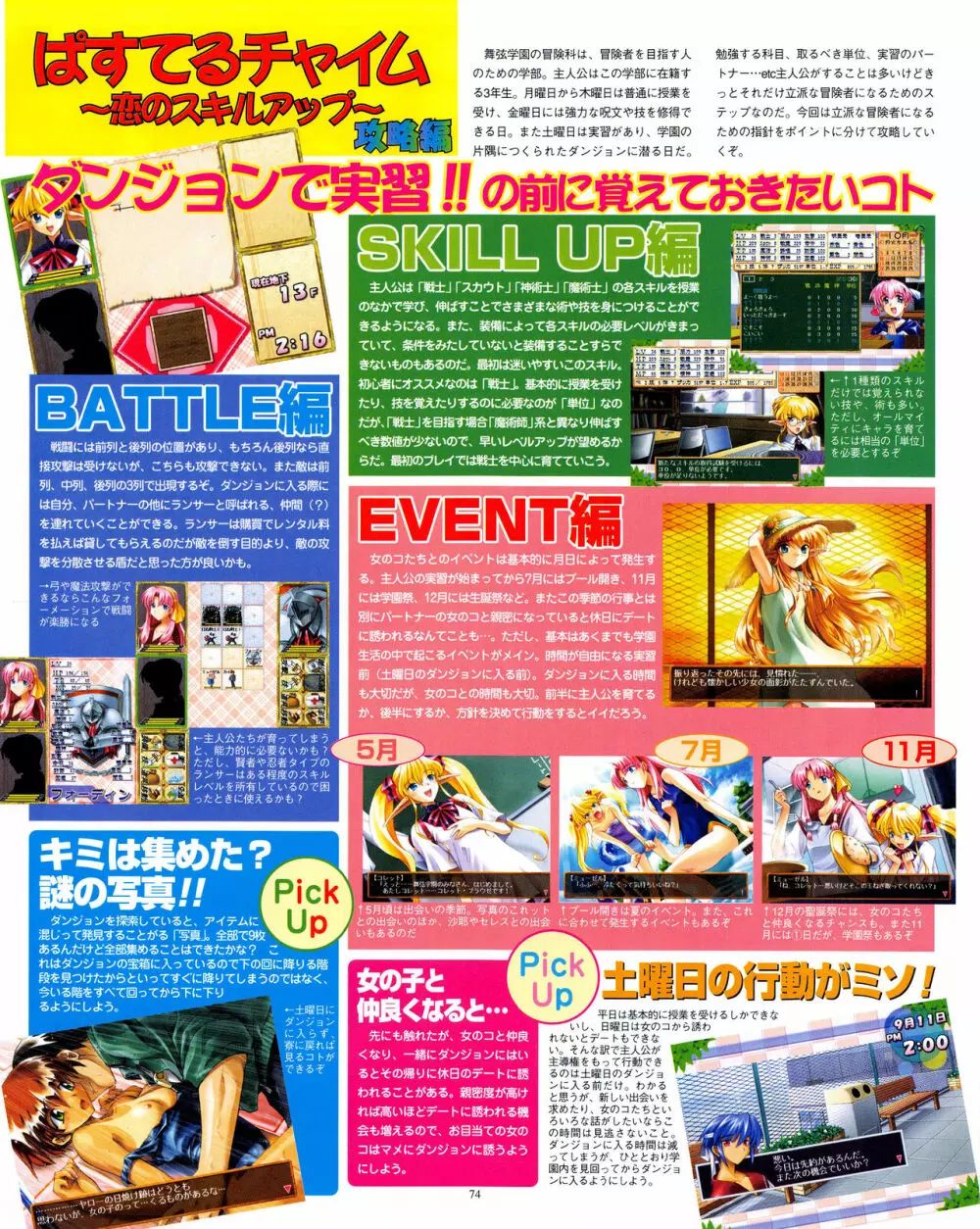 攻略電脳idol Vol.1 1999年5月号 Page.74
