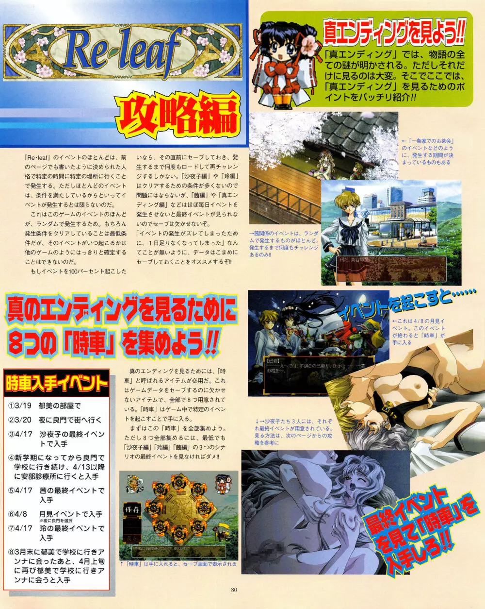 攻略電脳idol Vol.1 1999年5月号 Page.80