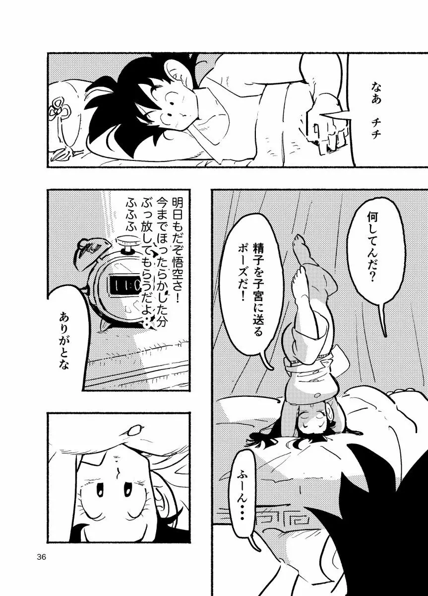 【R-18】ちち・ち・ちち【悟チチ】 Page.34