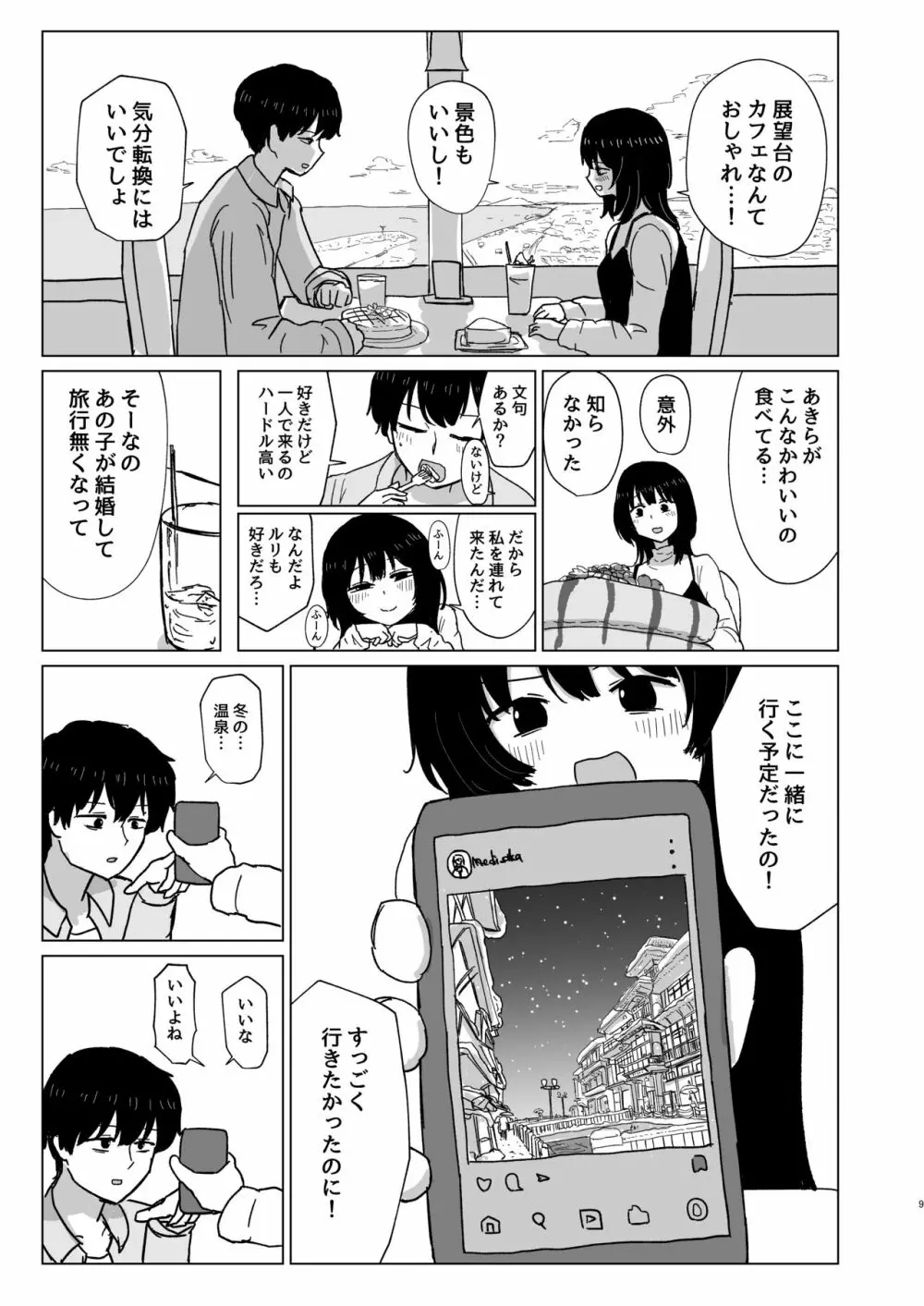 付き合ってない男女の温泉旅行 Page.9