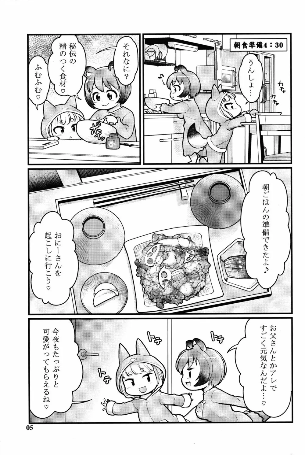 ケモミミモーニングるーてぃん2 Page.4