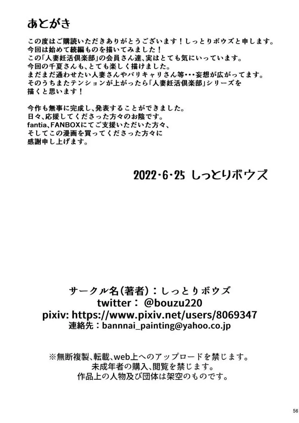 人妻妊活倶楽部2 ~千夏さんの妊活記録~ Page.55