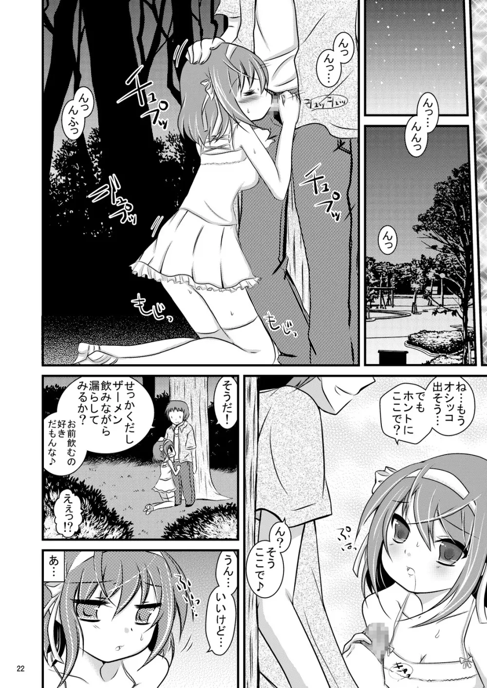 大好きなハルヒだからいじめたくなるんじゃないか ＃02 おもらし調教篇 Page.22