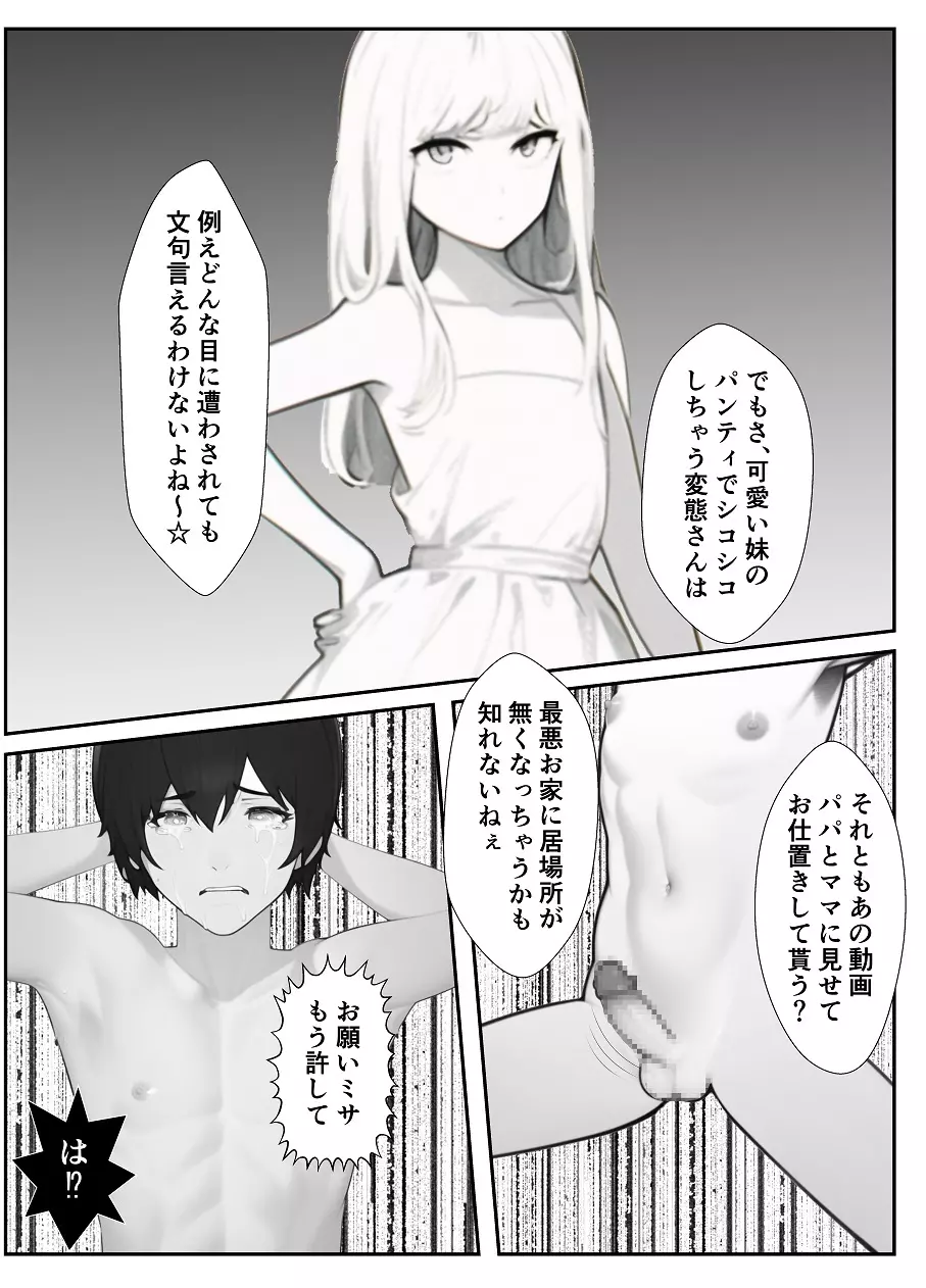 妹「マゾのお兄ちゃんになら何してもいいよね?」 Page.3