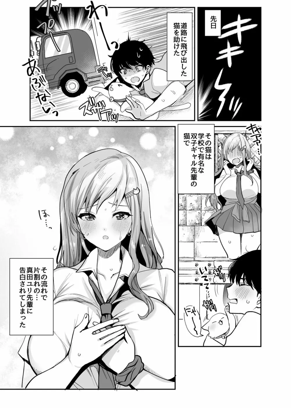 双子ギャルを僕のチンポで虜にしちゃった話。 Page.2