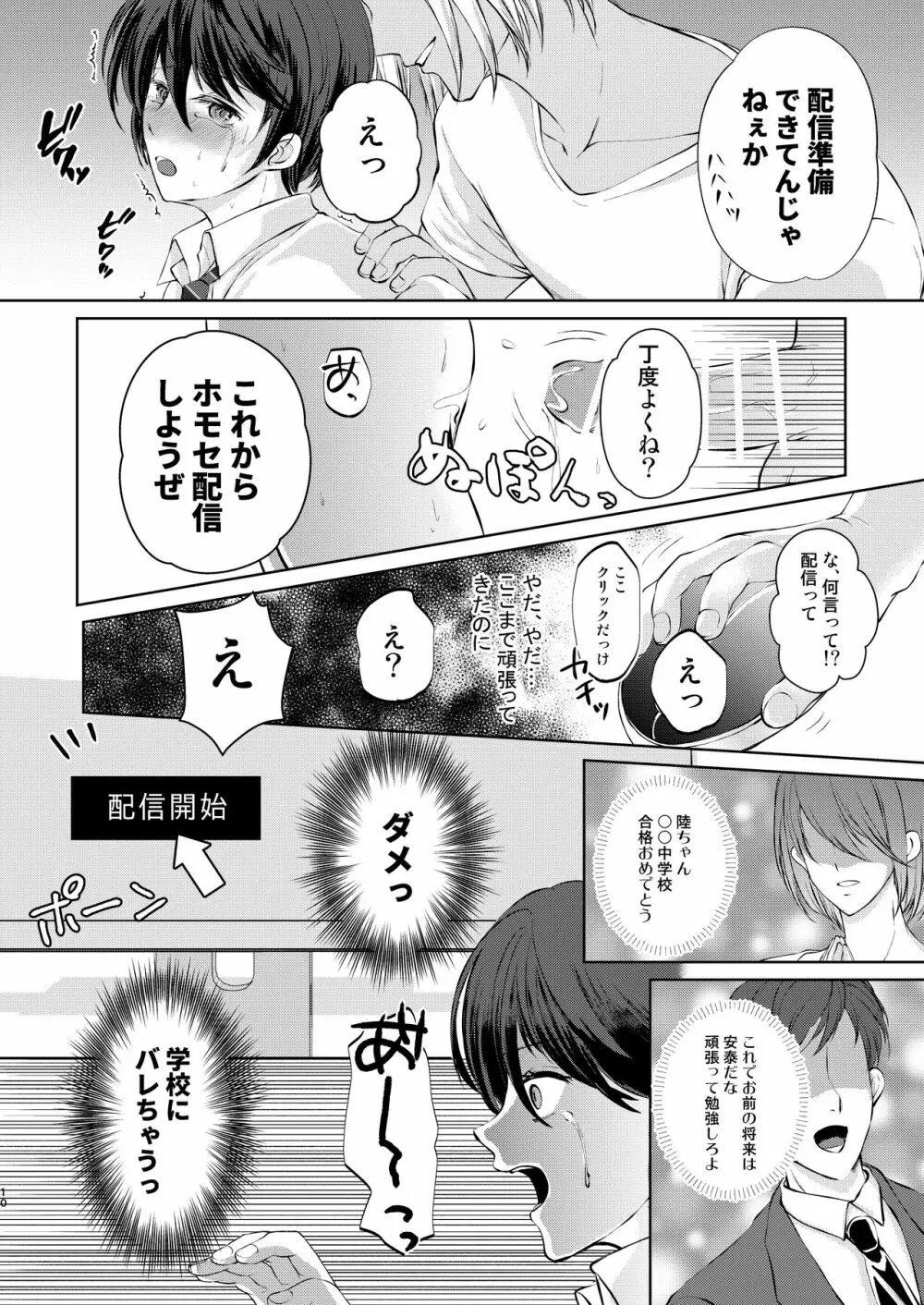 特定されたその先は2 ～男の娘配信者調教日記～ Page.10