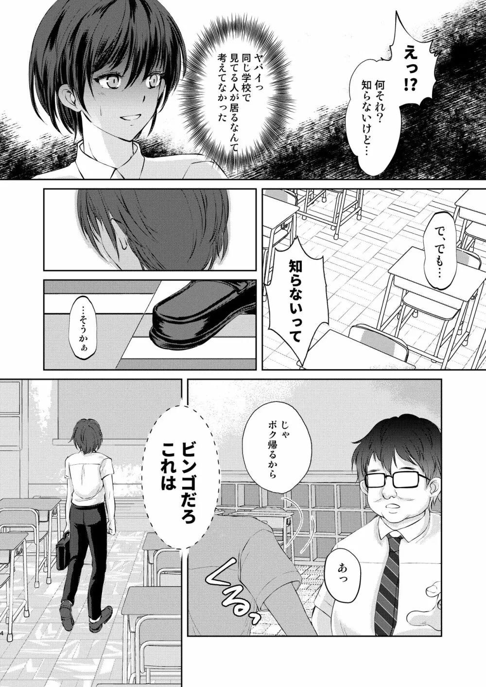 特定されたその先は2 ～男の娘配信者調教日記～ Page.4