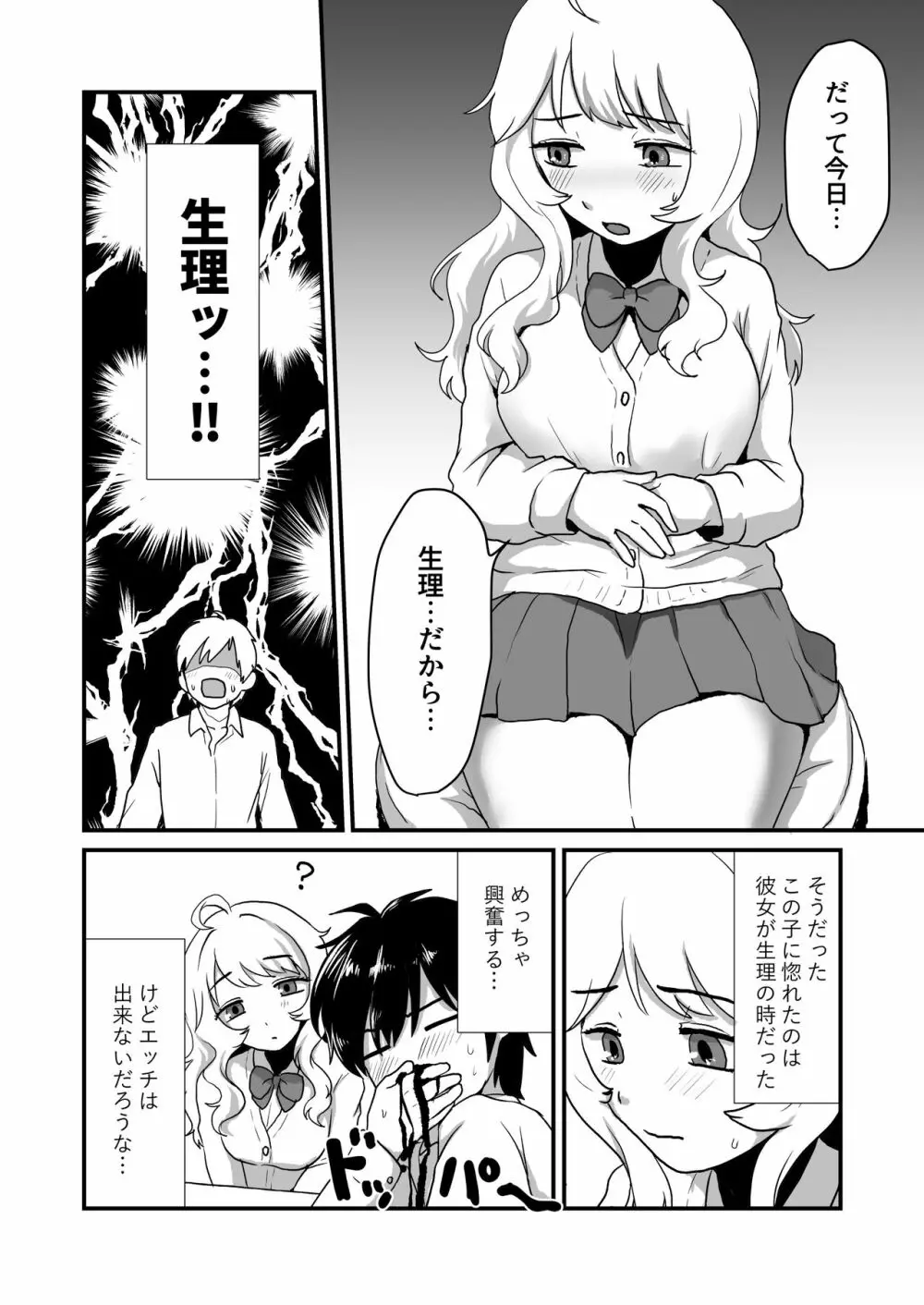 彼女の経血舐めたい! Page.8