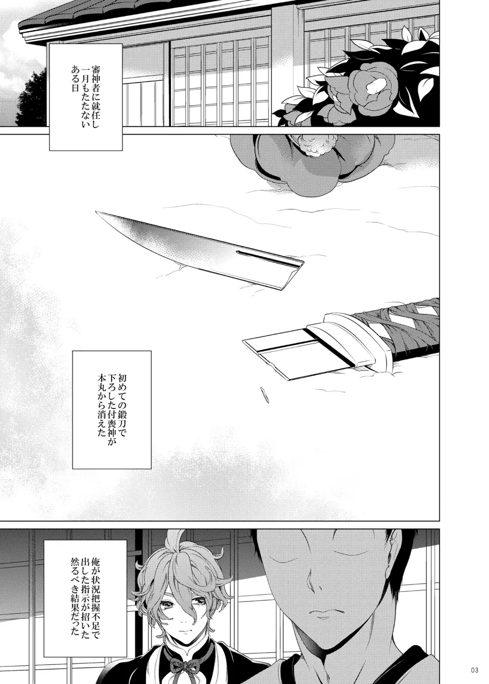 ひぃふぅかぞえておちる椿の Page.3