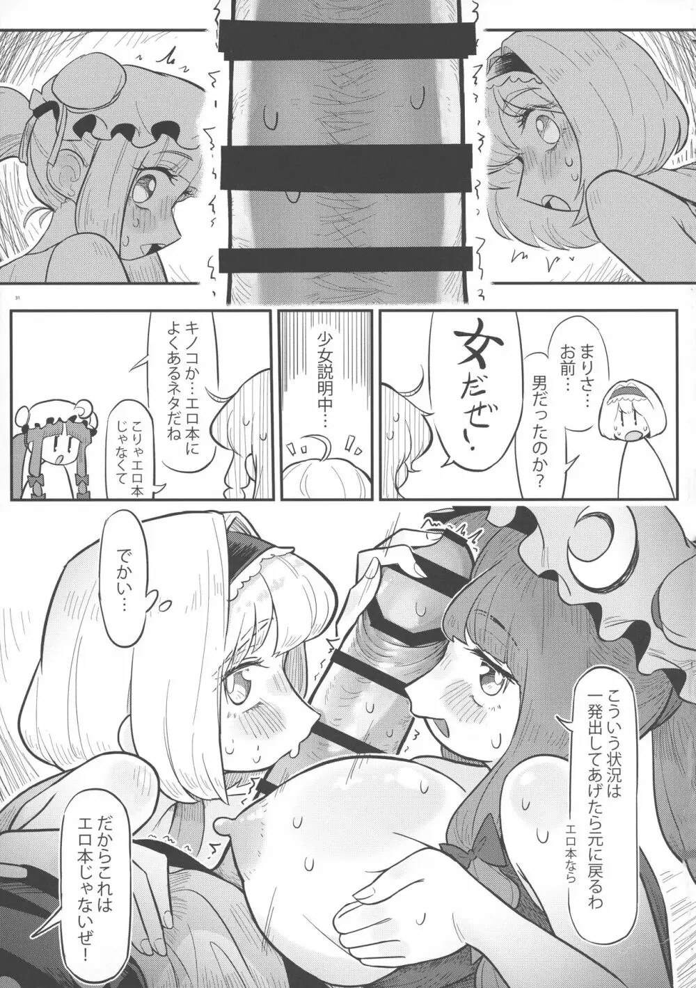 東方おちんぽ生えちゃった合同誌 東方Project Page.30