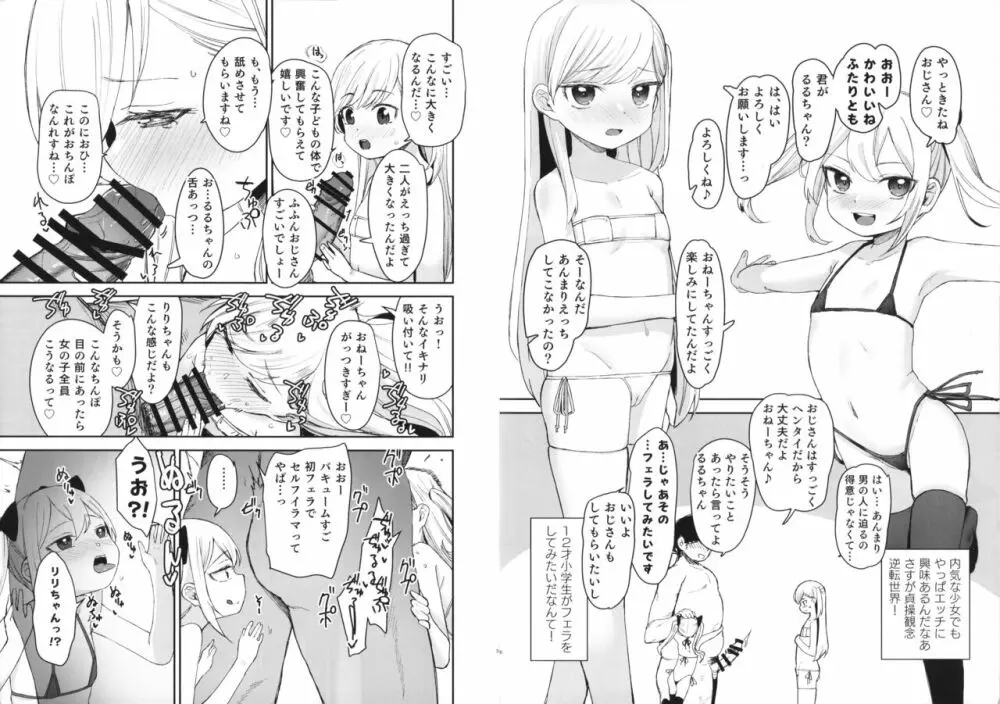 女の子の性欲が強すぎる貞操観念逆転した世界に迷い込んだロリコンのおじさんが女の子の夢を叶えてあげる話 Page.4