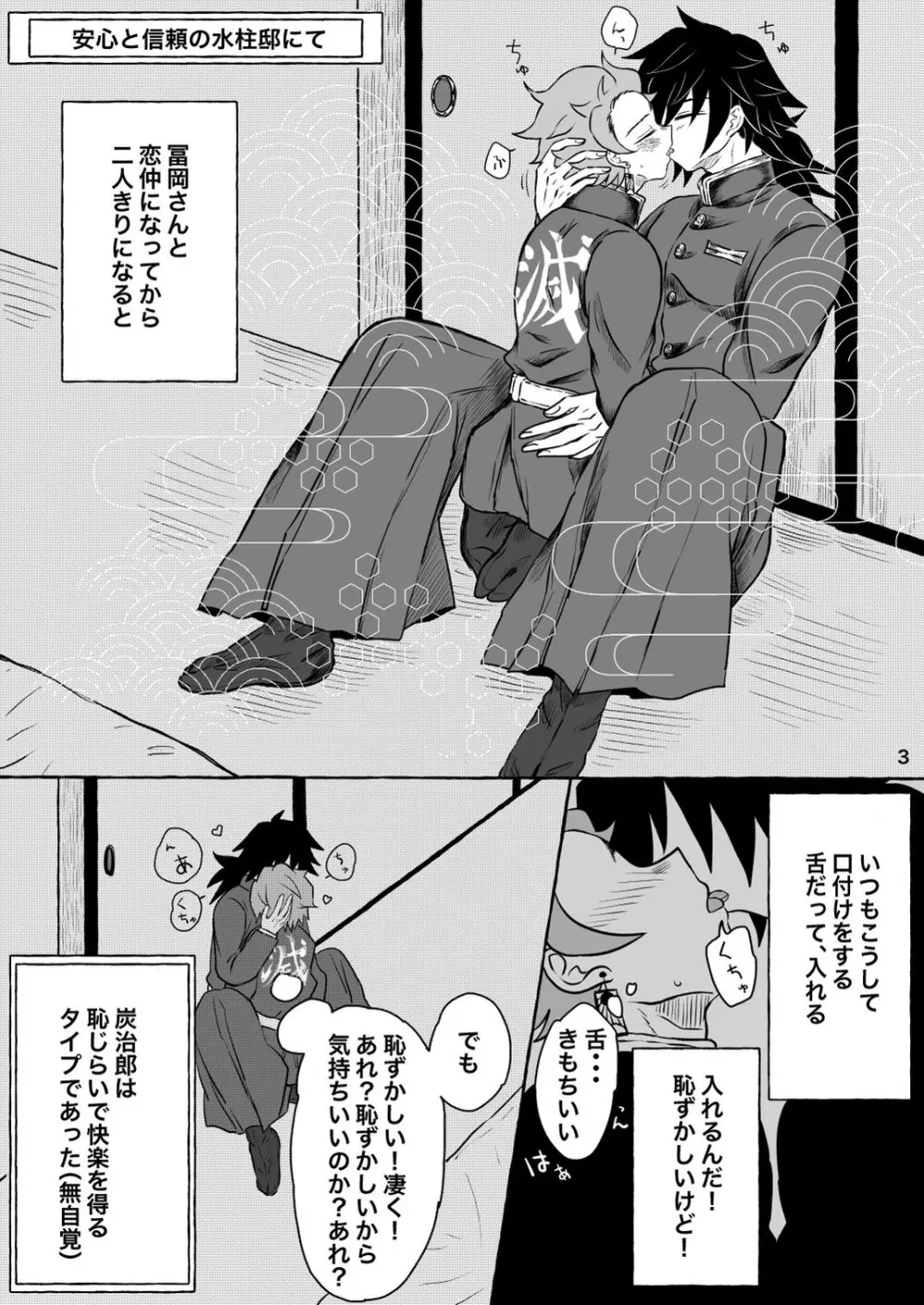 あふるひ -義勇さんが炭治郎の尻をほぐす話- Page.3