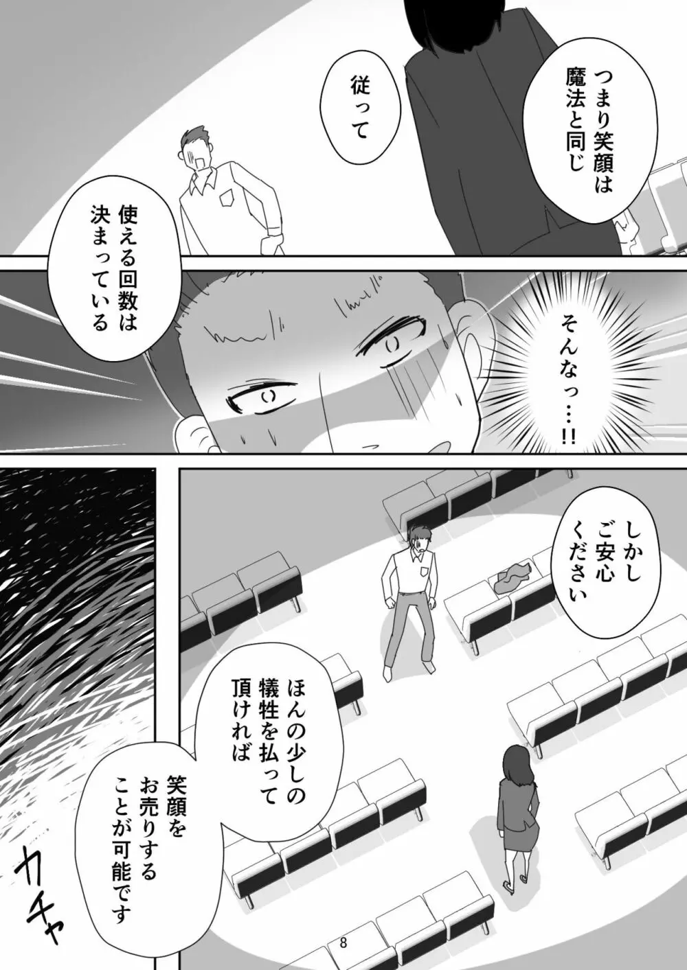 笑顔を売る淫魔~人外セールスレディとの下半身搾種契約~ Page.8