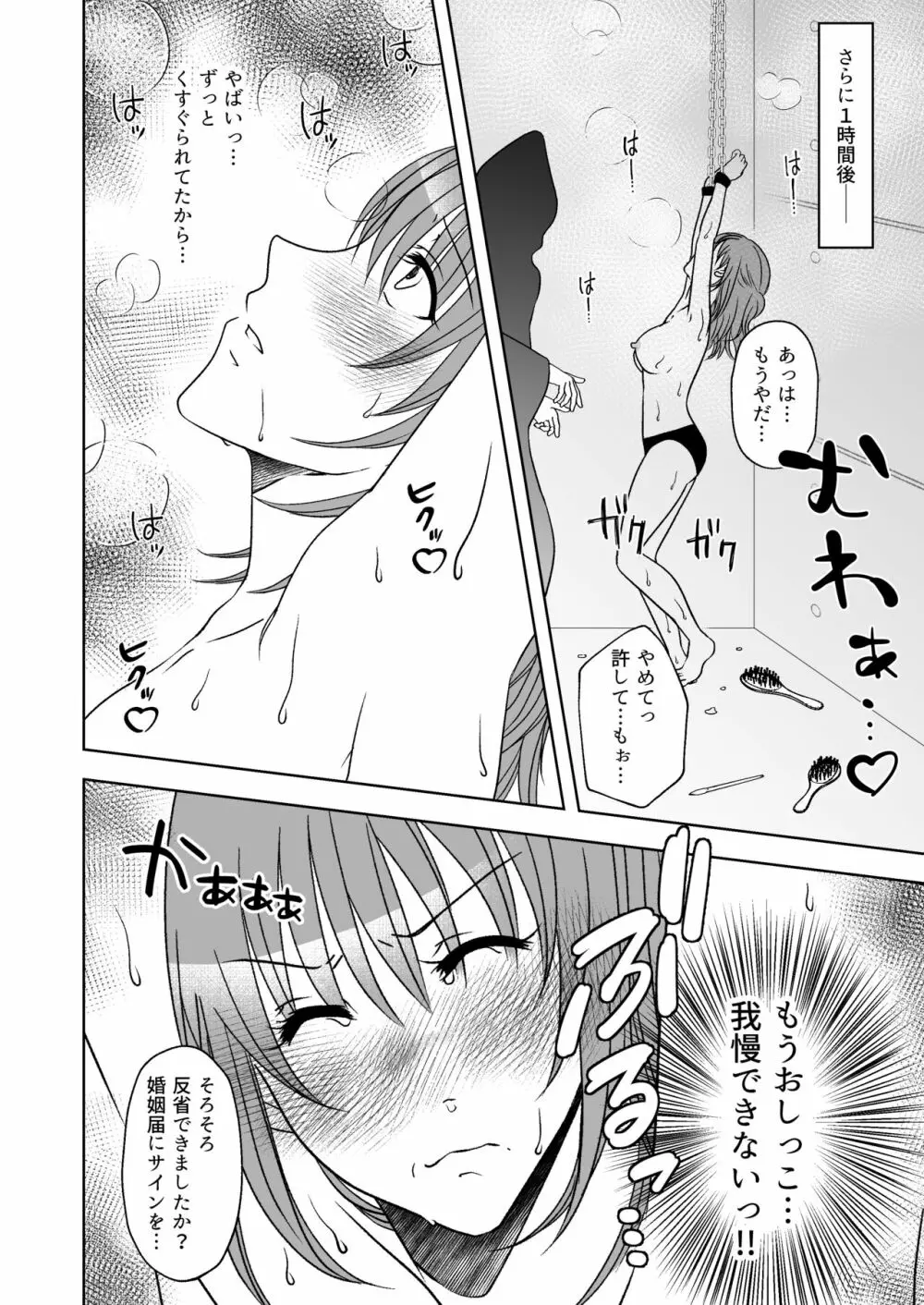 屈服ご指導闇サイト~結婚詐欺女のくすぐり責め Page.19