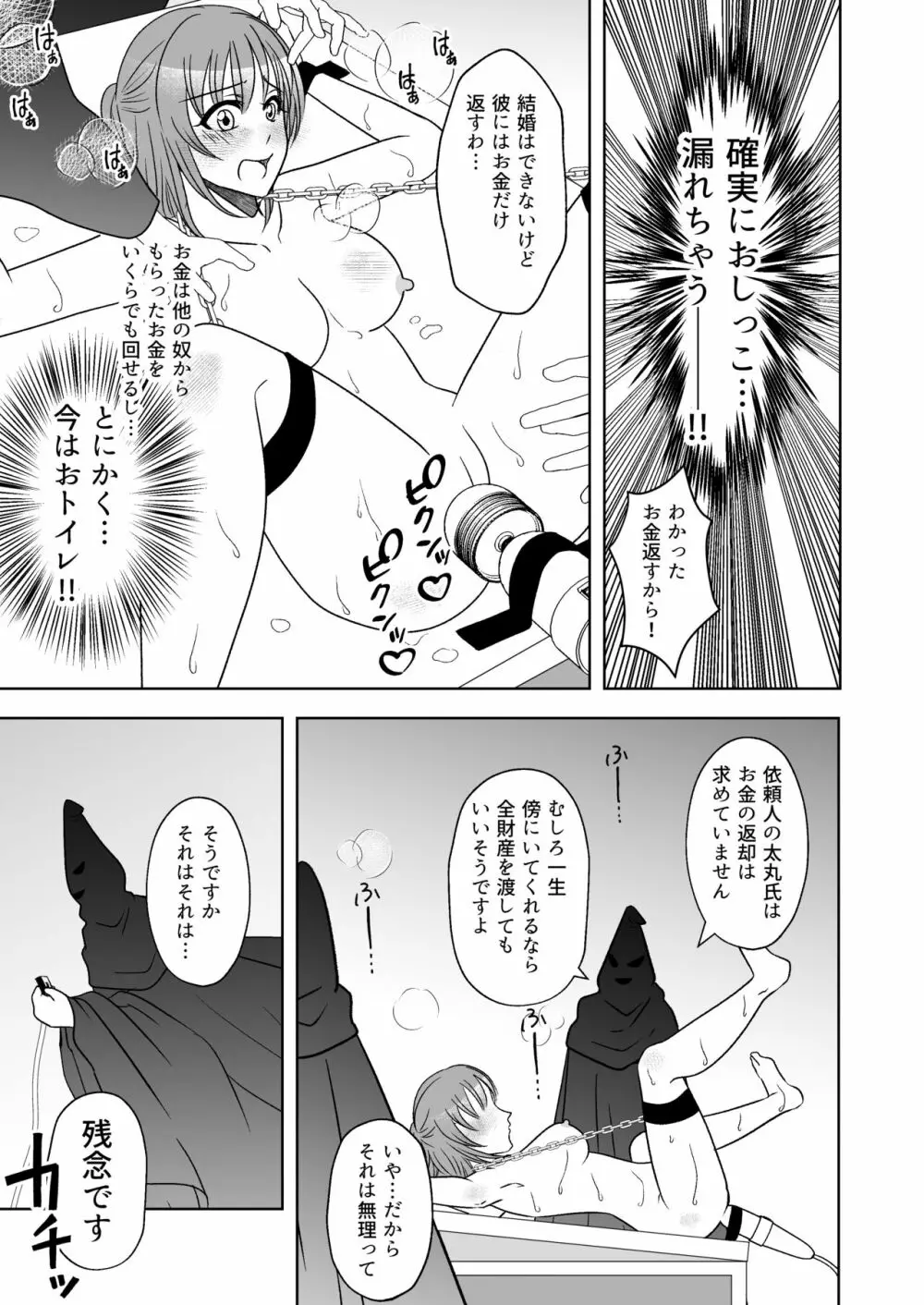 屈服ご指導闇サイト~結婚詐欺女のくすぐり責め Page.22