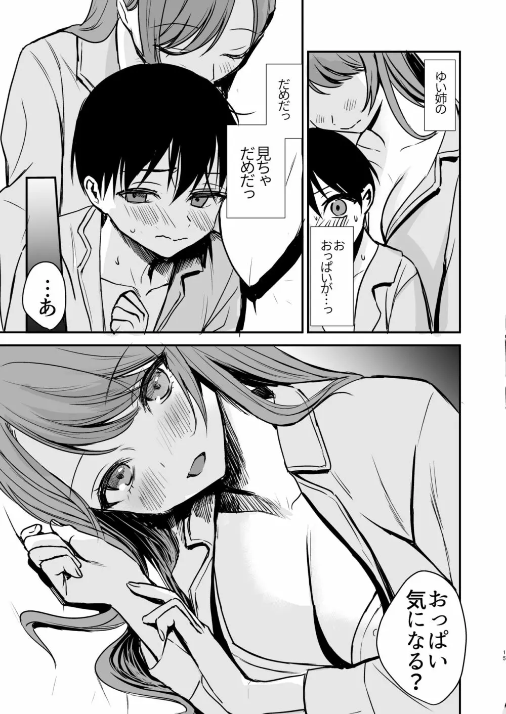 婚約破棄になったお姉ちゃんを慰めたらお泊りHすることになった僕。 Page.14