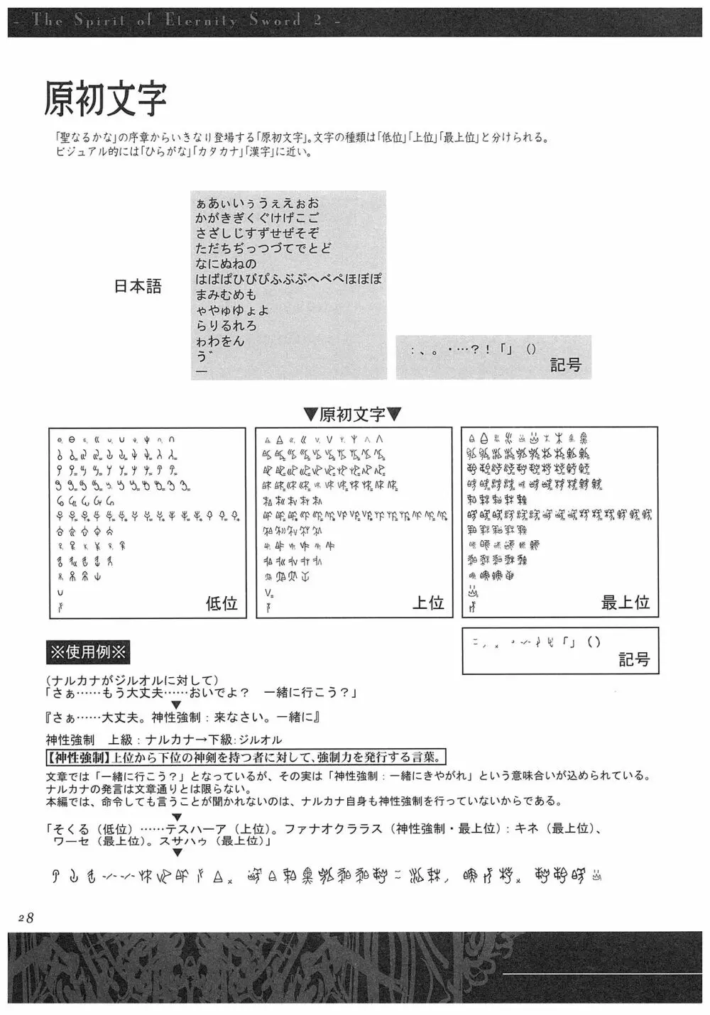 聖なるかな オフィシャル設定資料集 Page.114