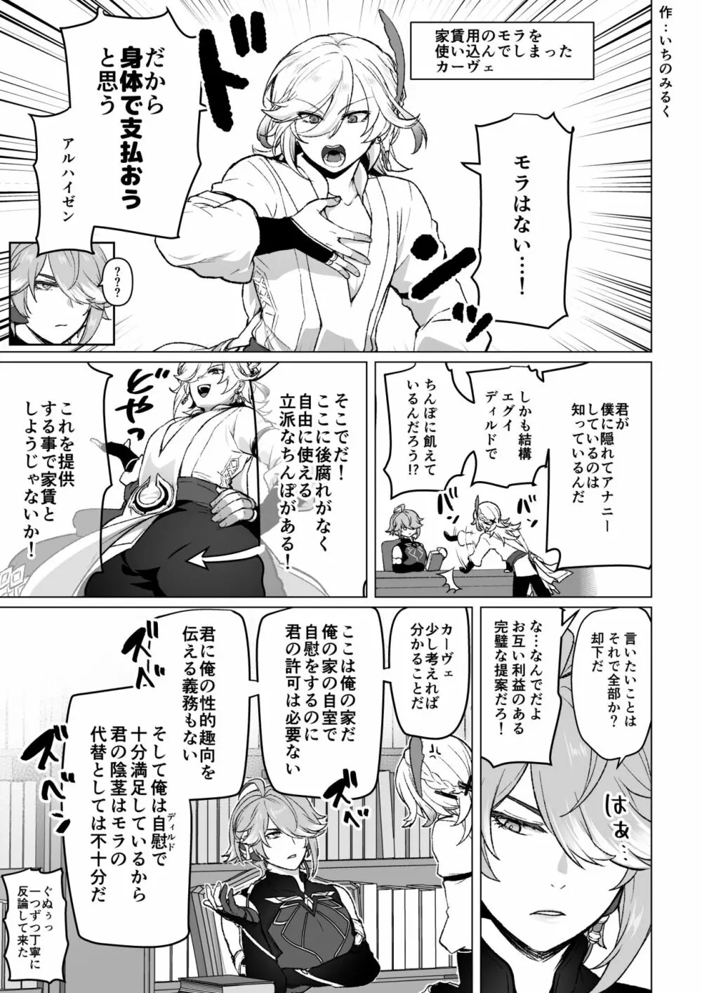 同居人のディルドになる話 Page.1