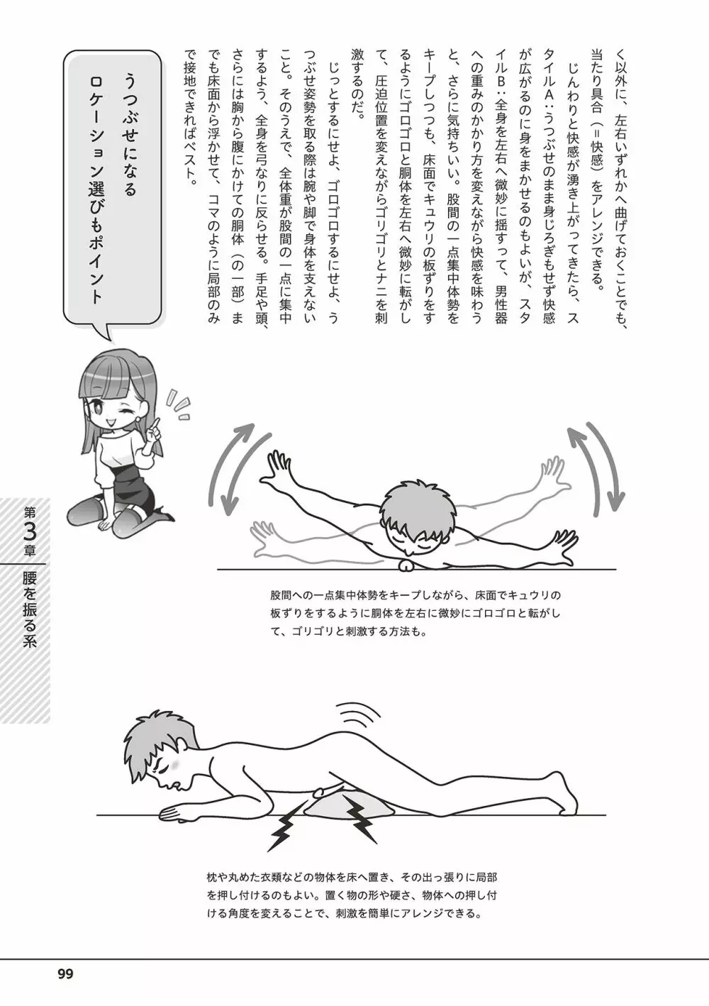 男の自慰・オナニー完全マニュアル イラスト版……おなプレ Page.101