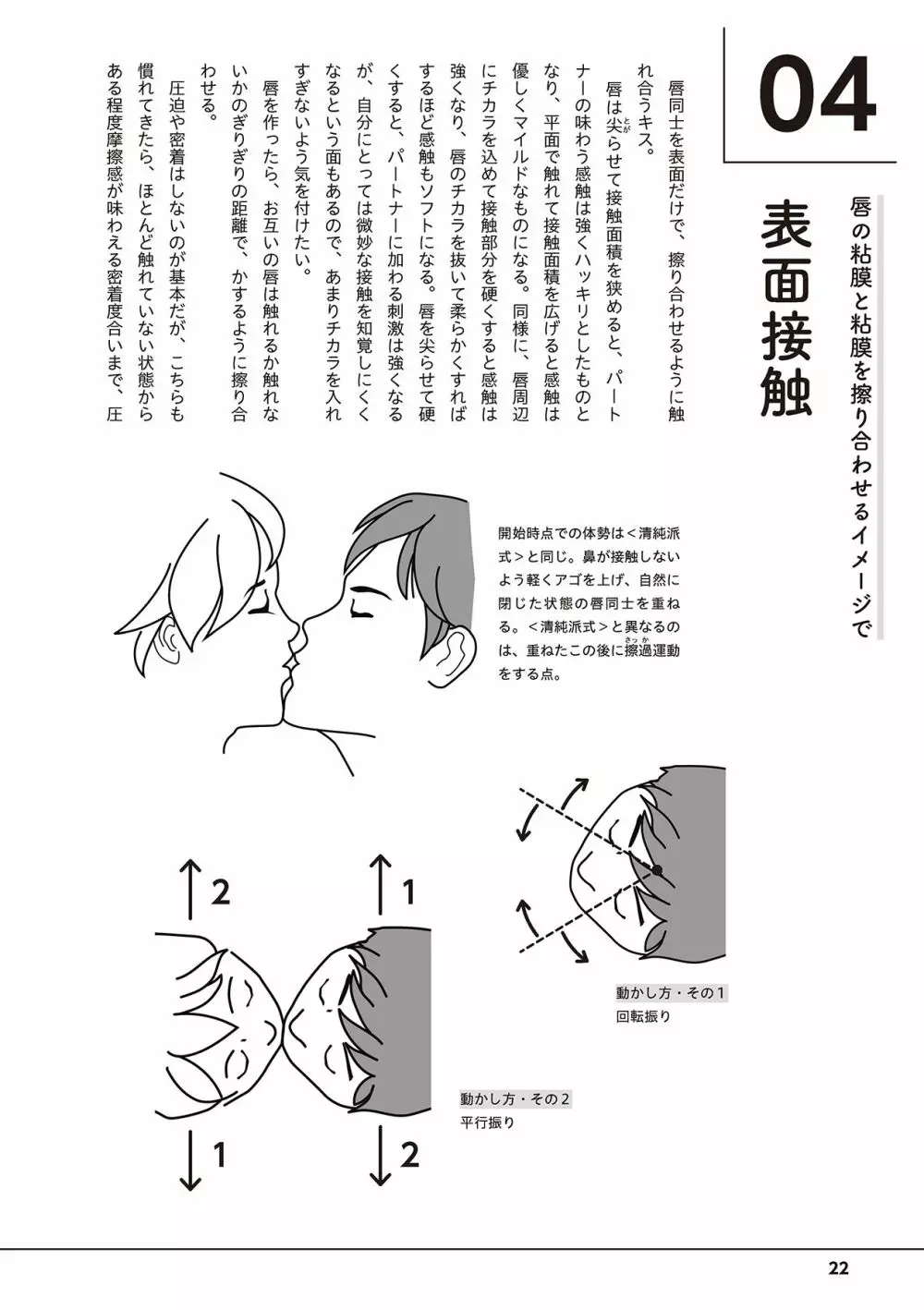 唇と舌の性感開発・キス完全マニュアル イラスト版……とろキス Page.24