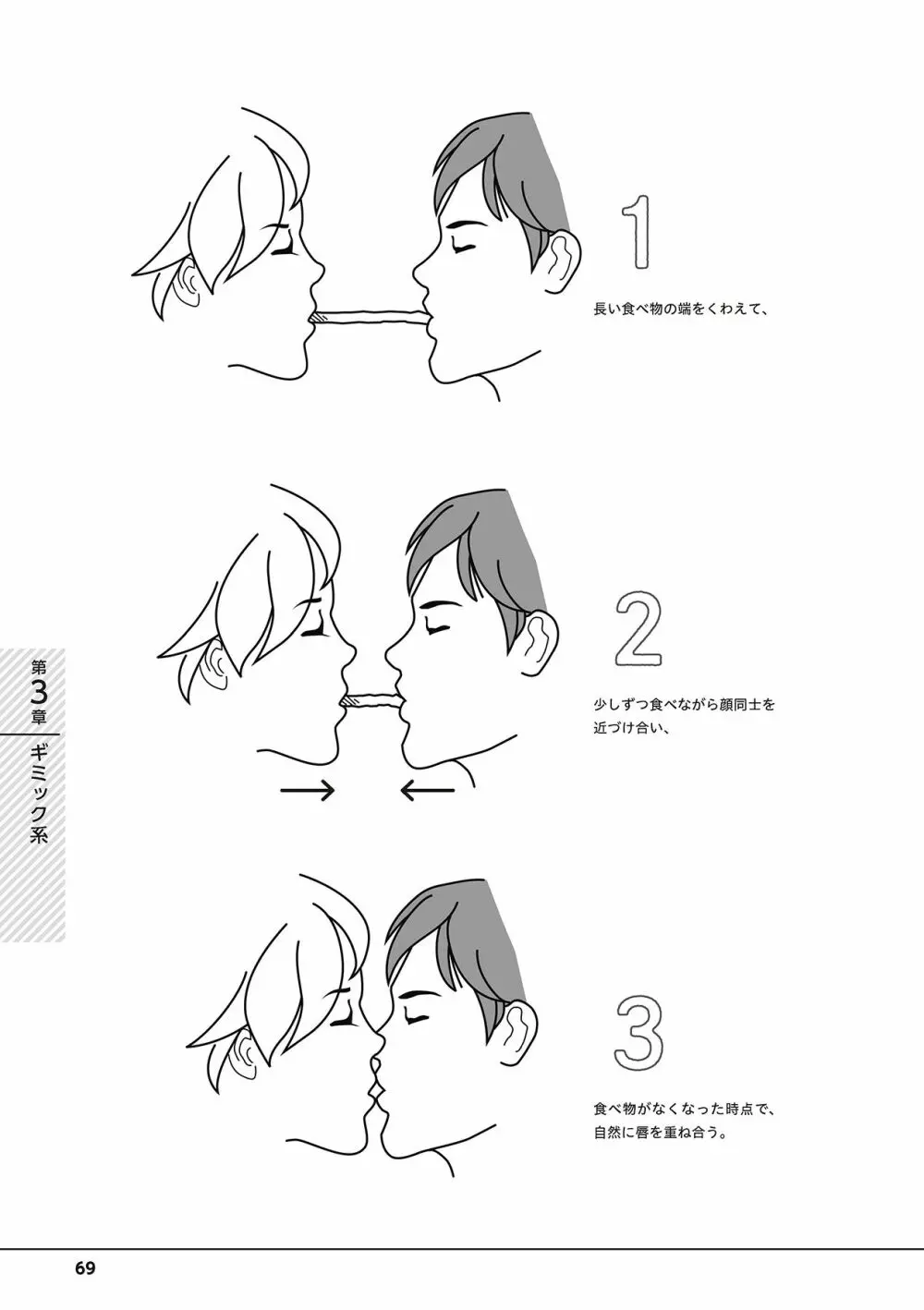 唇と舌の性感開発・キス完全マニュアル イラスト版……とろキス Page.71