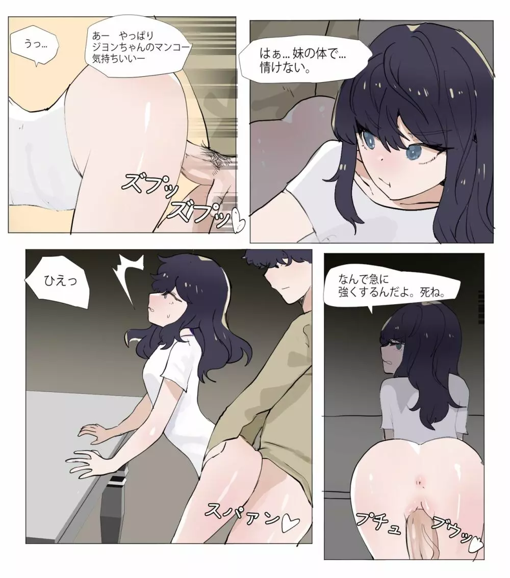 妹と近親する漫画 4 Page.8