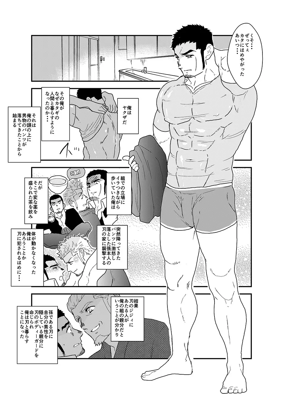 もしもヤクザに配達業者のコスプレをさせてみたら。 Page.6