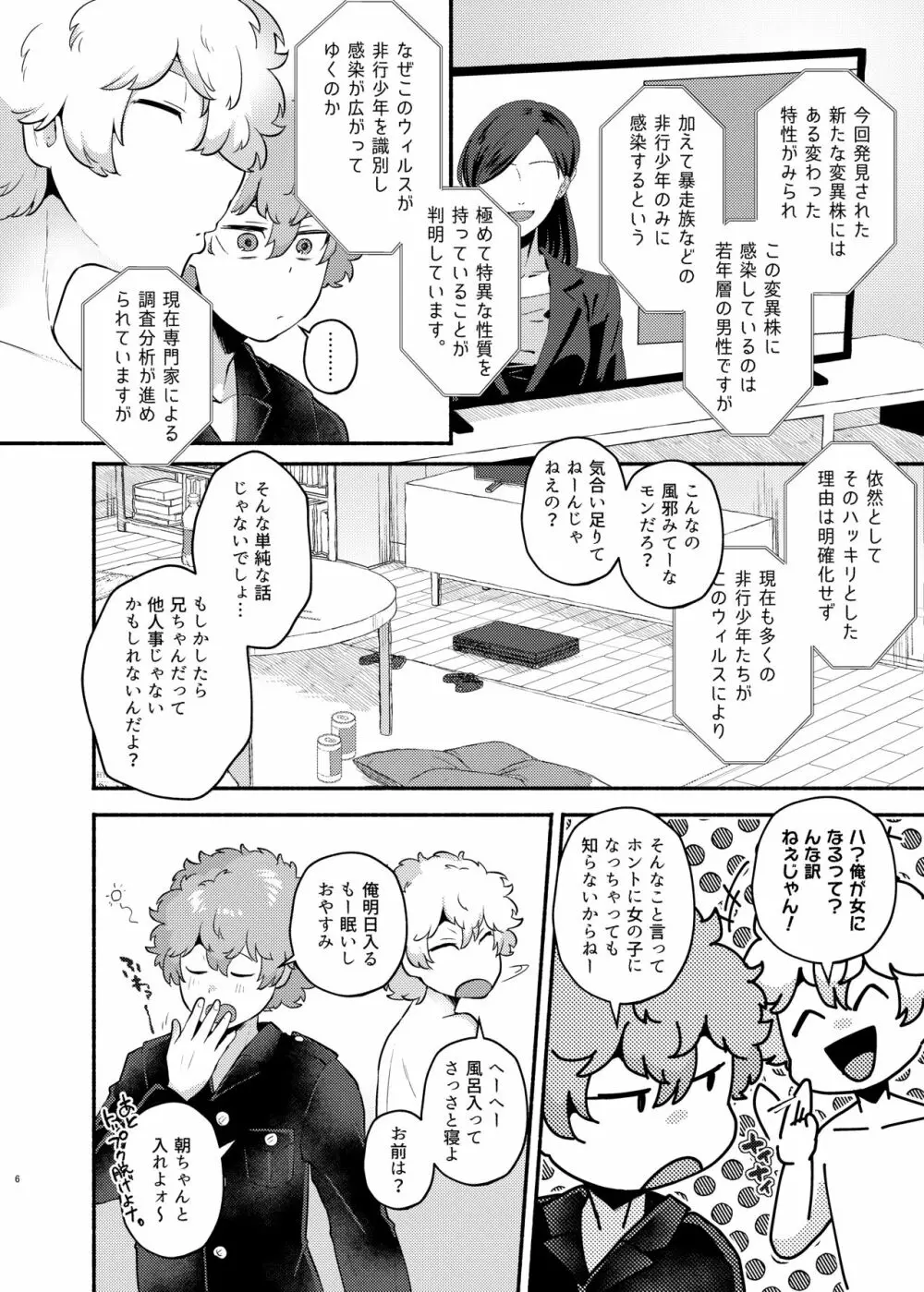 俺の弟が妹になった話 Page.6