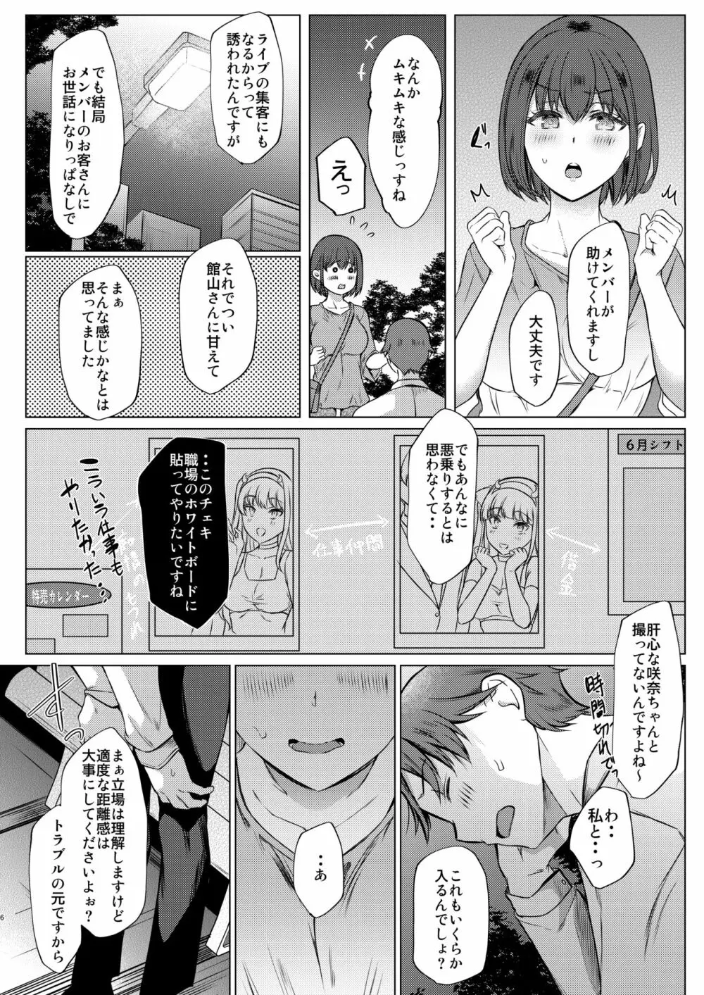 売れない担当アイドルにAV指導することになった話2 Page.7