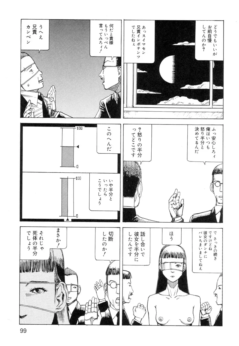 穴、文字、血液などが現れる漫画 Page.101